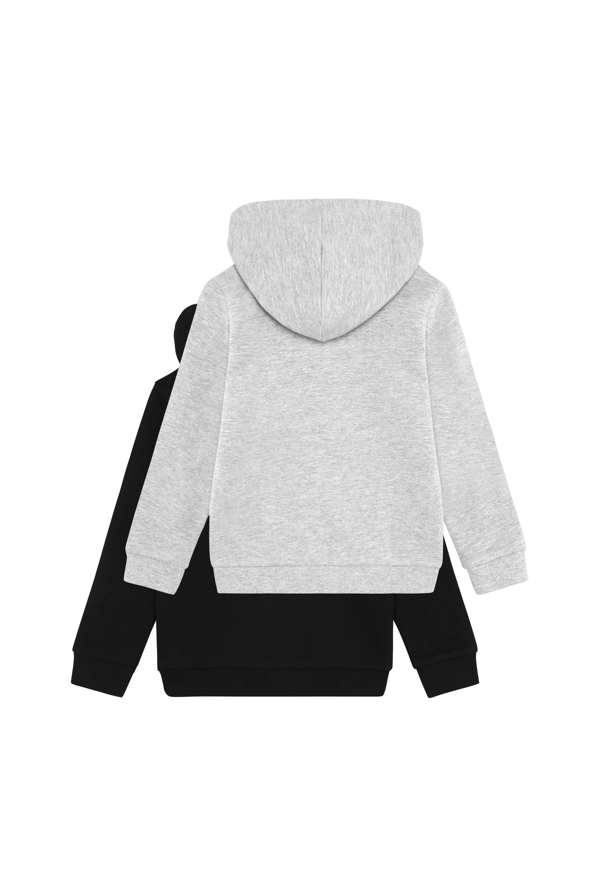 Minymo Sweatjacke MISweat Jacket (2er-Pack) Basic Gemütliche Sweatjacken mit kapuze
