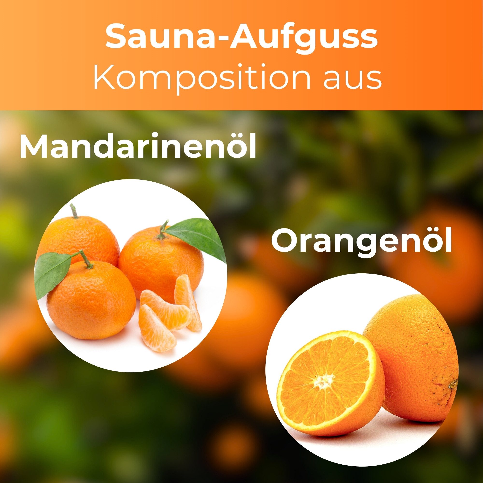 Radami Aufgusskonzentrat Saunaaufguss Sauna Konzentrat Mandarine Orange 250ml