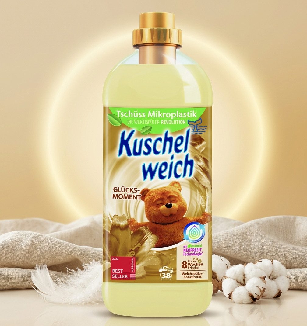Kuschelweich Kuschelweich Spülung 1L 38P Glucksmoment Weichspüler