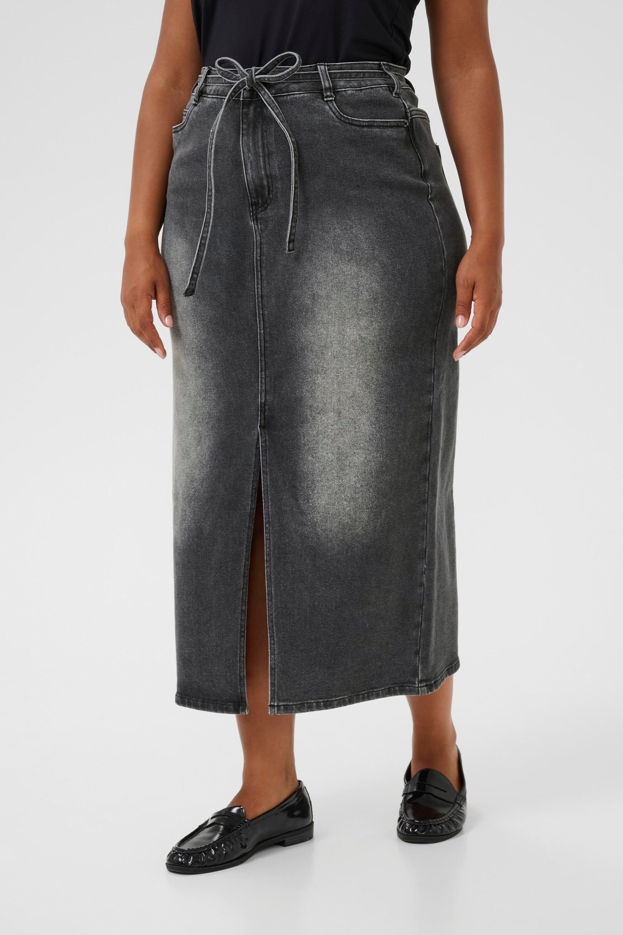KAFFE Curve Jeansrock Denimrock KCally Große Größen