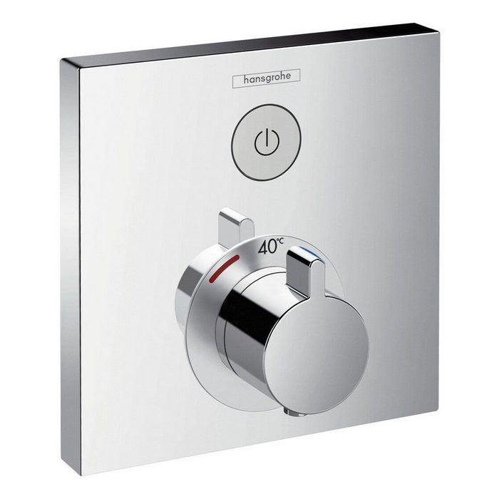 hansgrohe Unterputzarmatur ShowerSelect Thermostat Unterputz für 1 Verbraucher Chrom