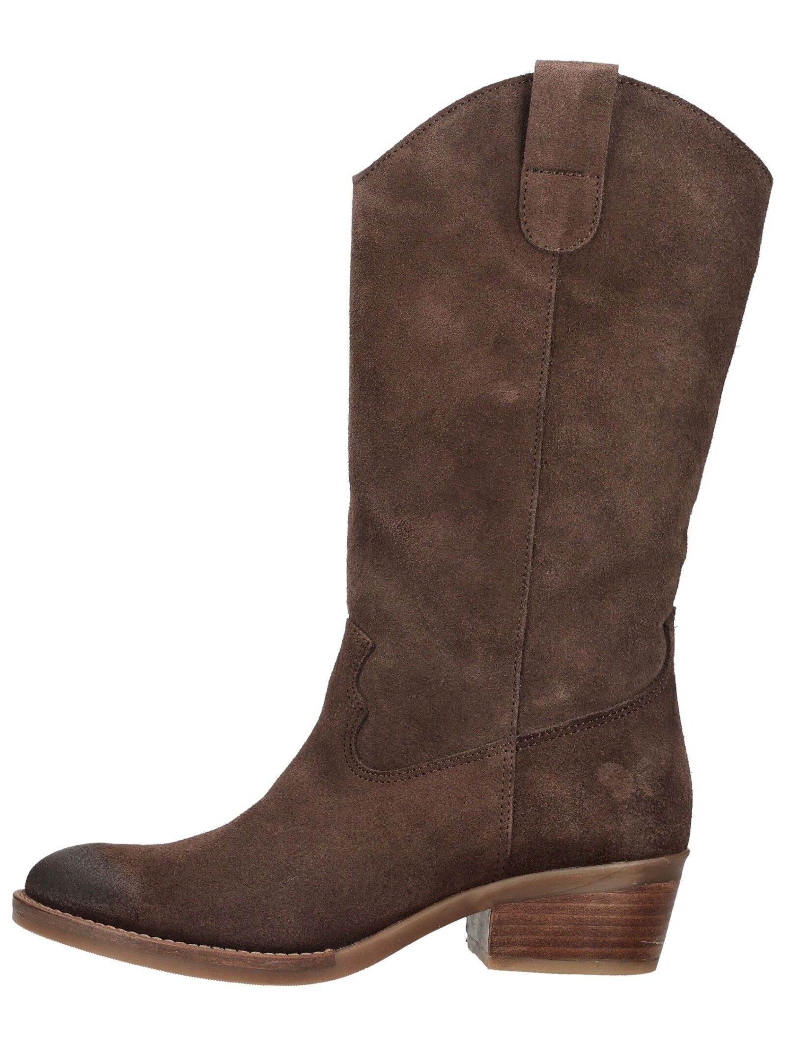 Felmini Stiefel Veloursleder . Bikerboots