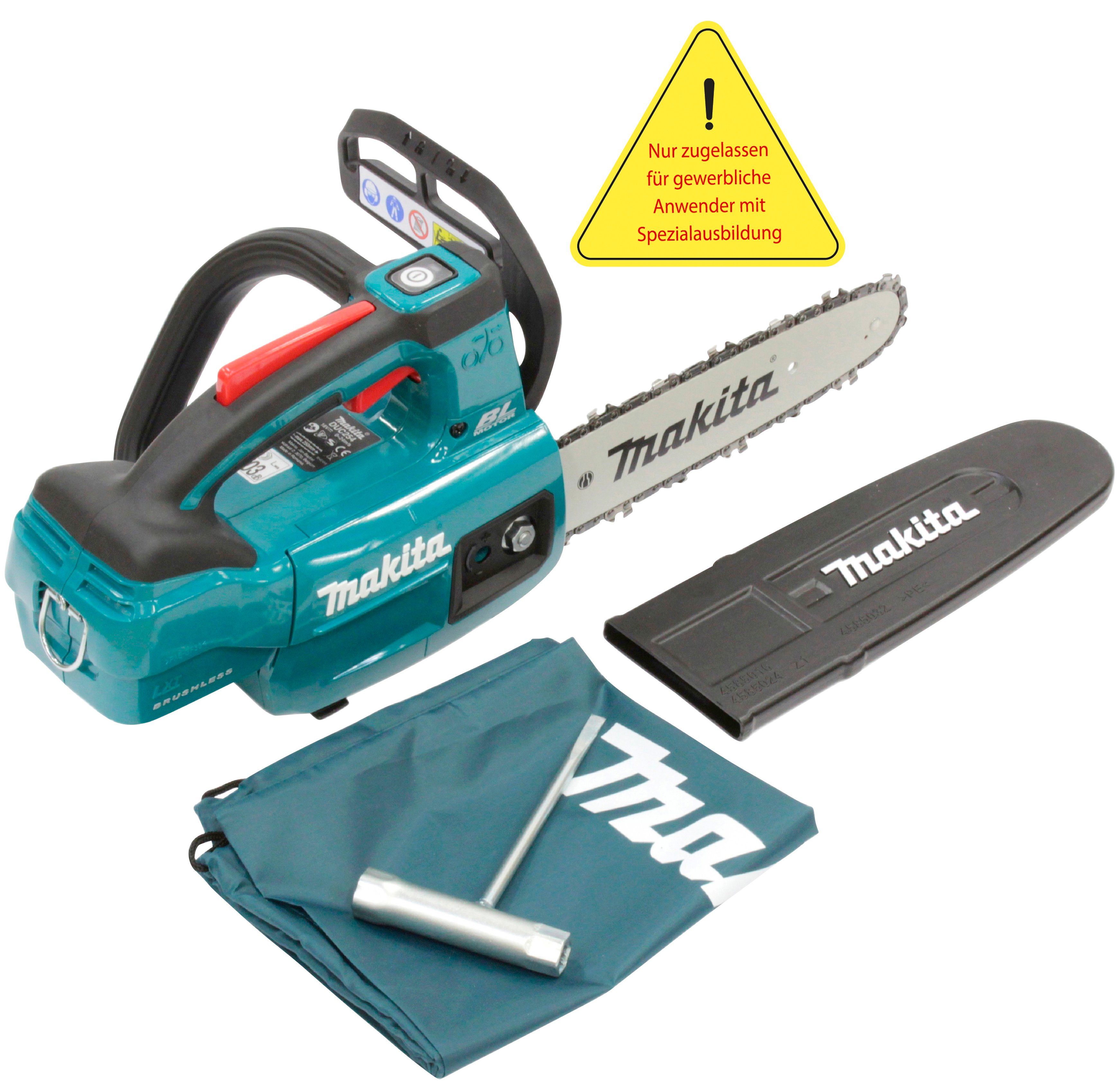 Makita Akku-Kettensäge DUC254Z, 25 cm Schwertlänge, 18V, 24 m/s, ohne Akku günstig online kaufen