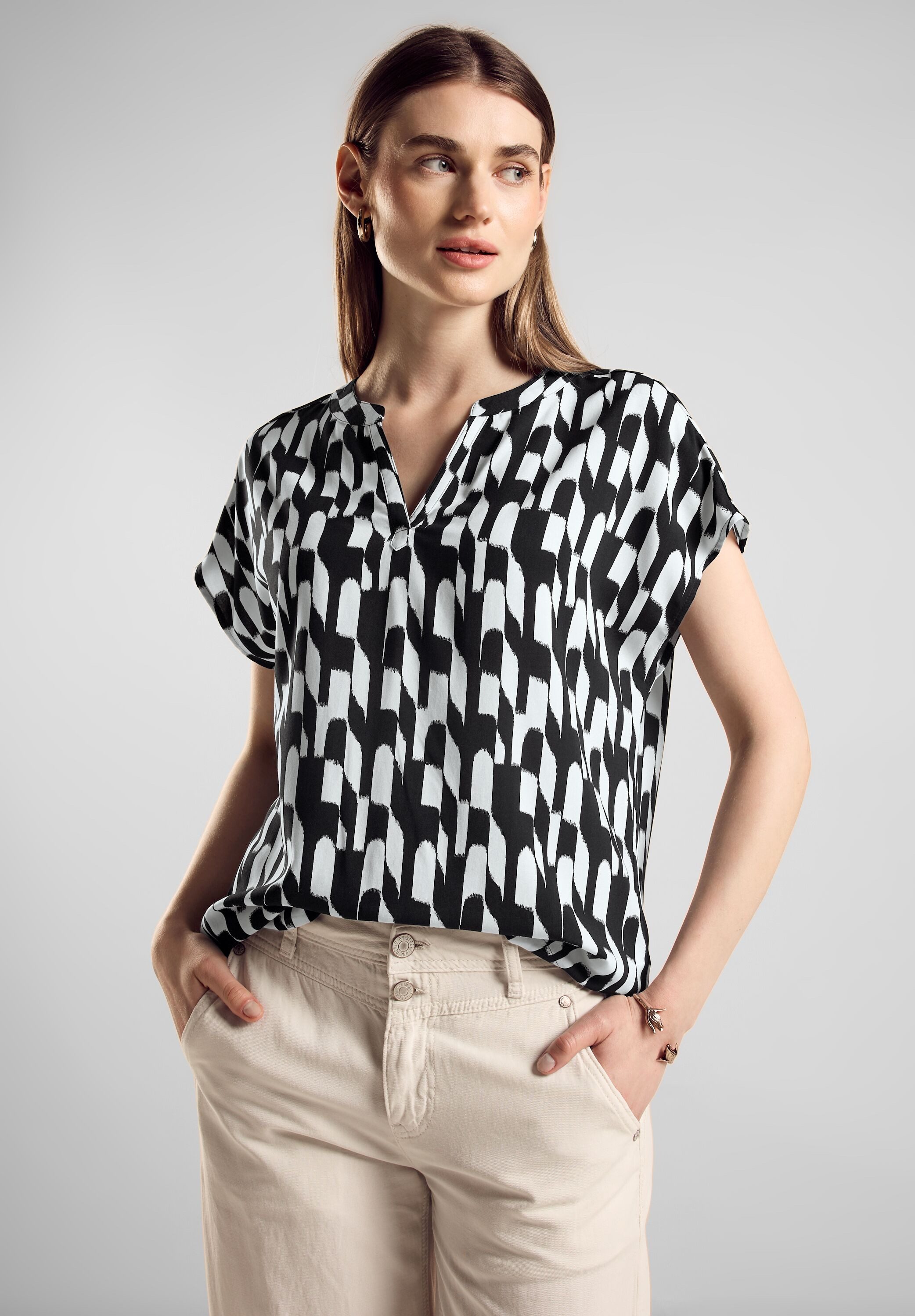 Druckbluse
