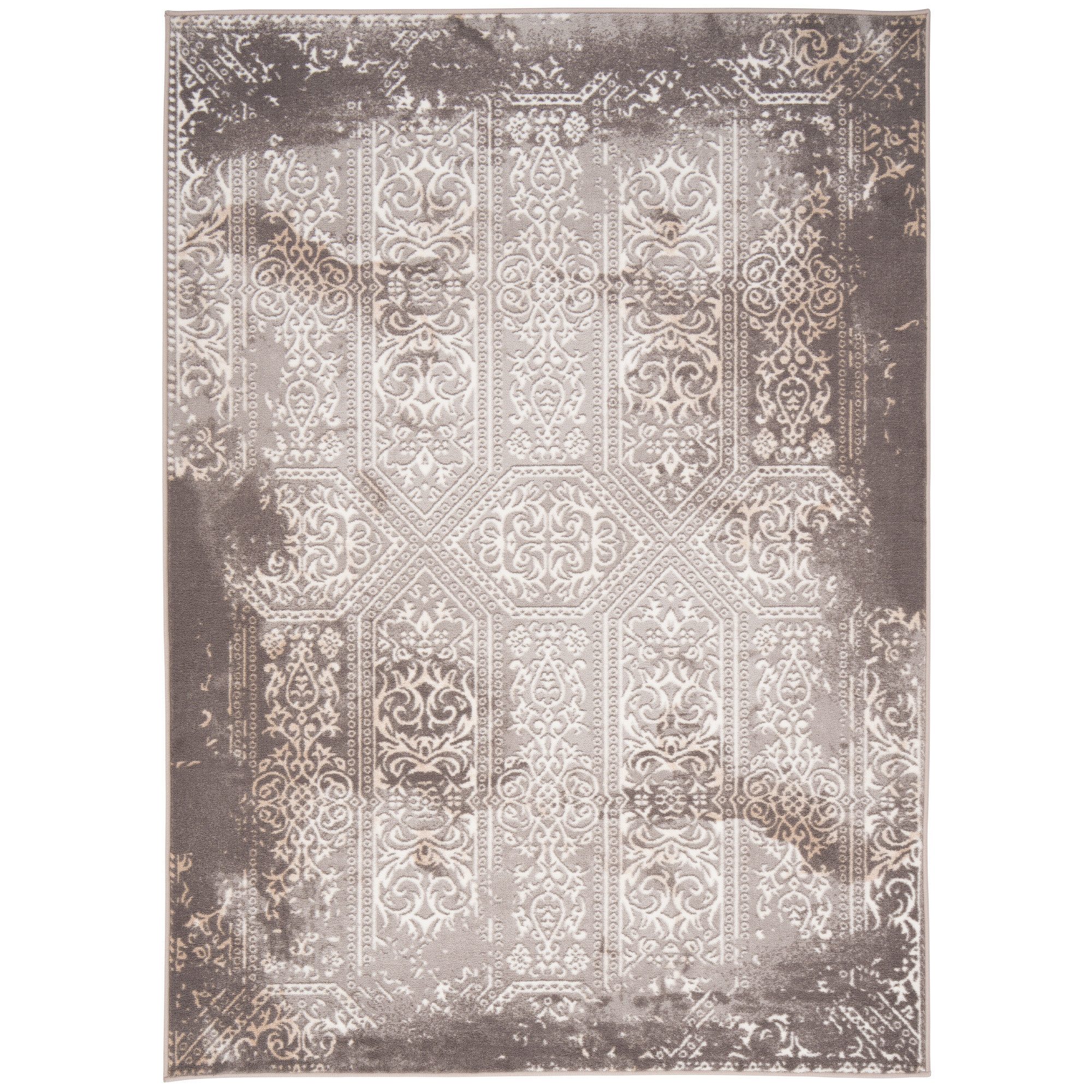 Pergamon Designteppich Designer Teppich Tawira Vintage Klassik, Rechteckig, Höhe: 12 mm