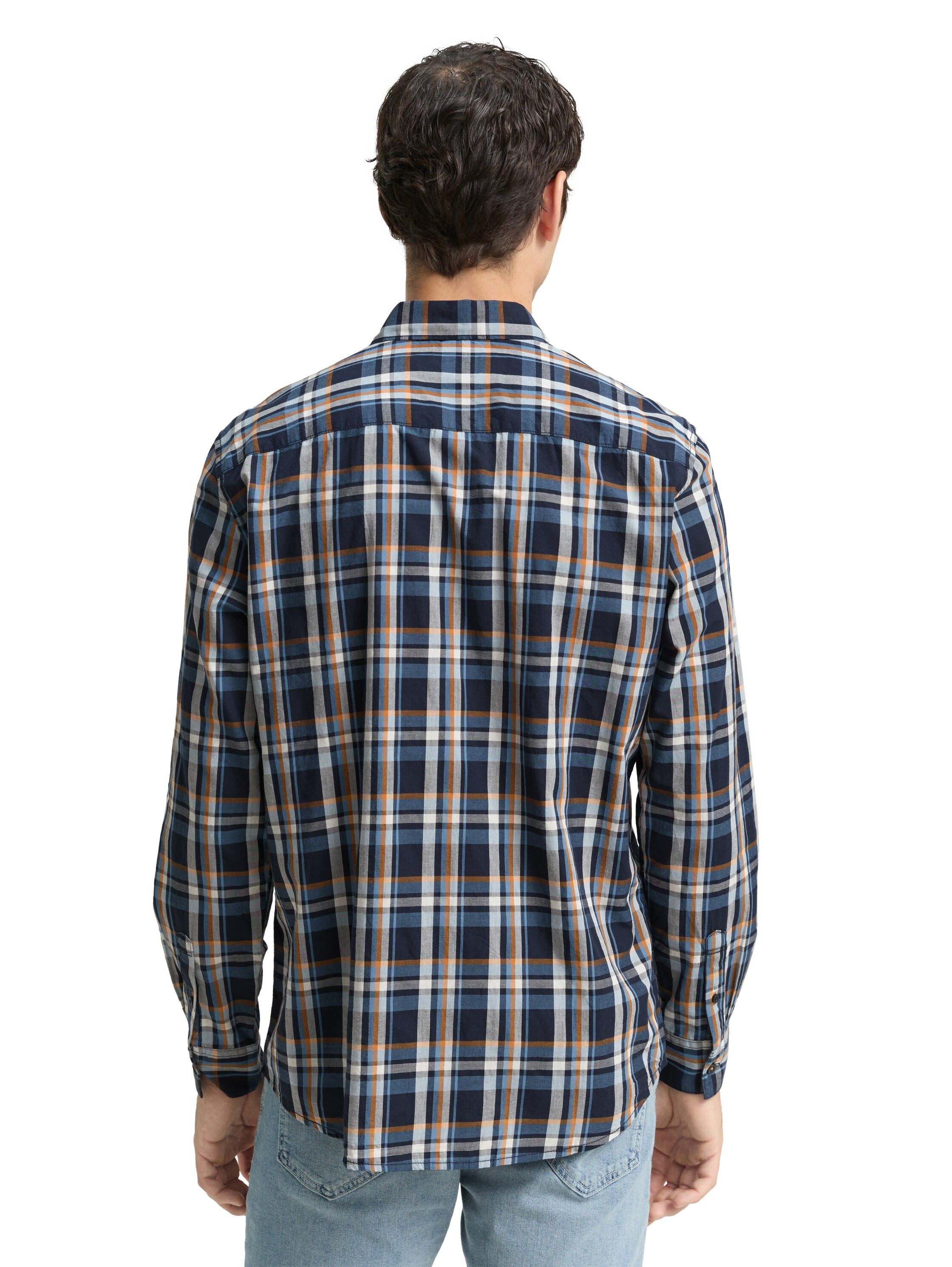 TOM TAILOR Langarmhemd mit Karomuster