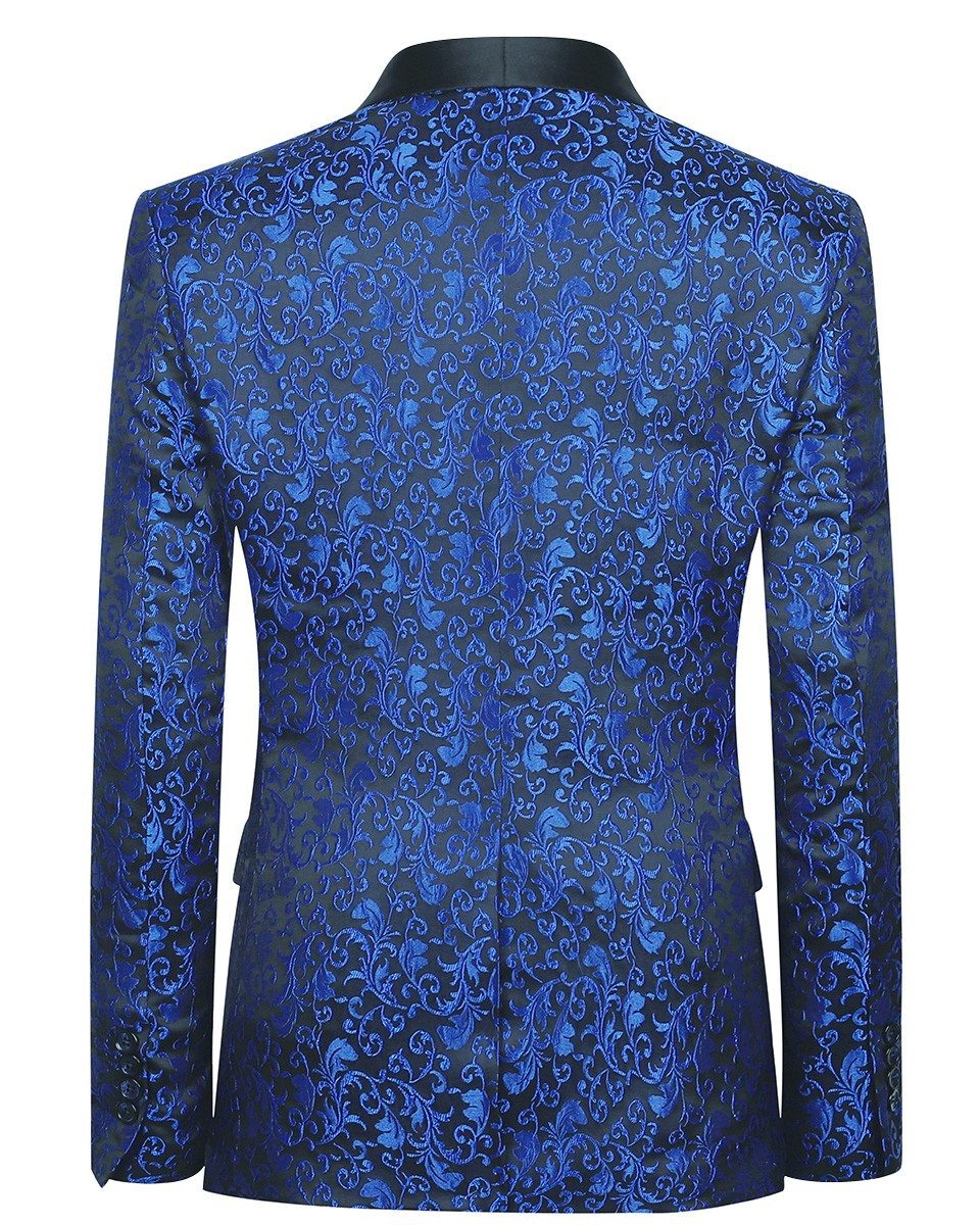 Allthemen Smokingsakko Herren Sakko Bunt Jacquard Glitzer Smokingjacke für günstig online kaufen