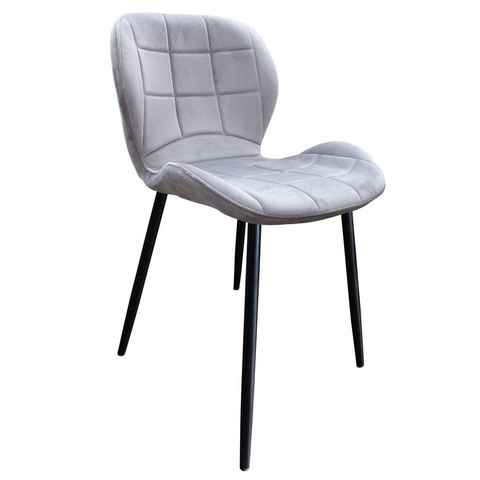 TRISENS Polsterstuhl Dorotea (1, 2, 3 oder 4 Stühle, 1 St), Essstuhl mit bequemer Polsterung Küchenstuhl in eleganter Samt-Optik
