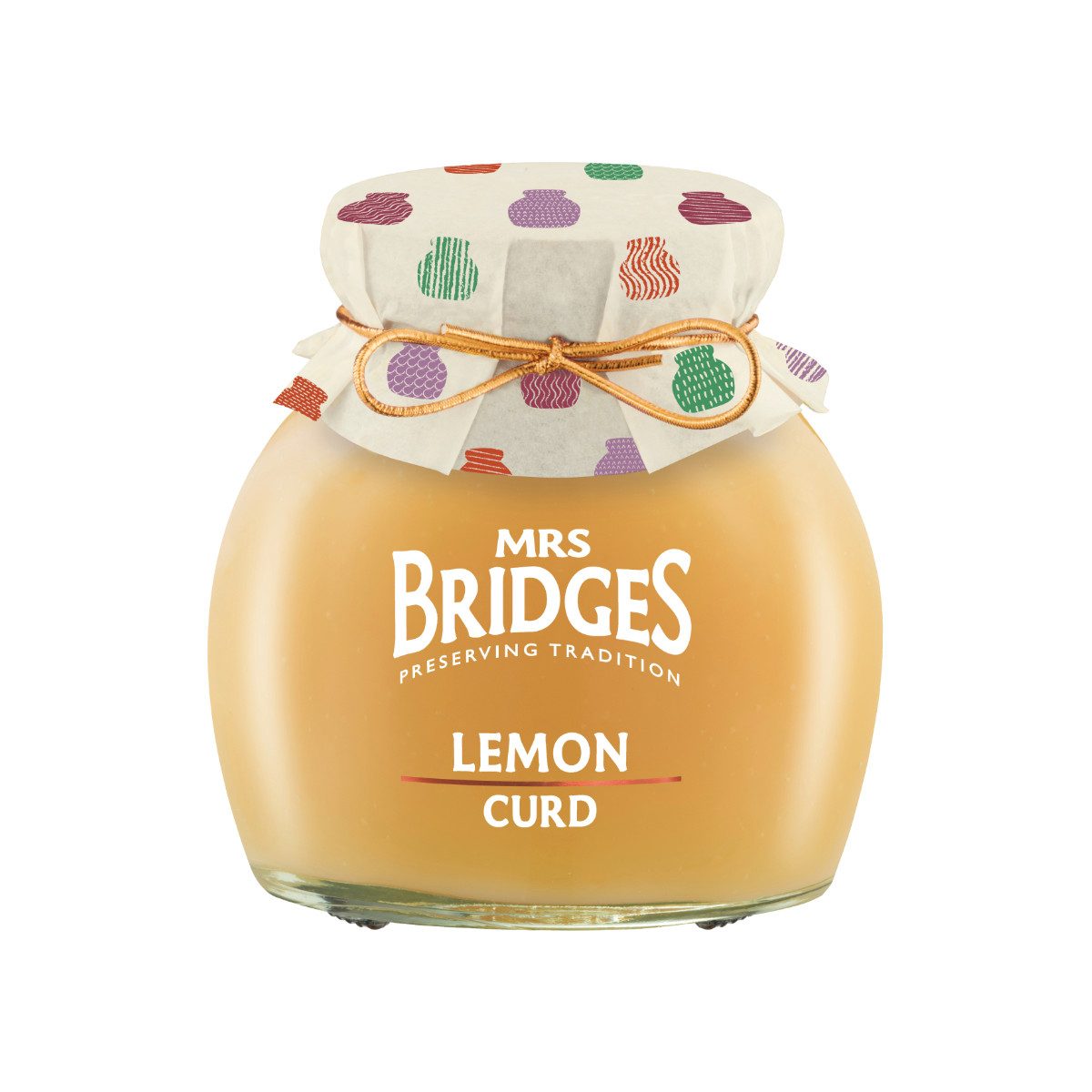 MRS BRIDGES Fruchtaufstrich, Mrs. Bridges Lemon Curd Traditioneller englischer Brotaufstrich 340g
