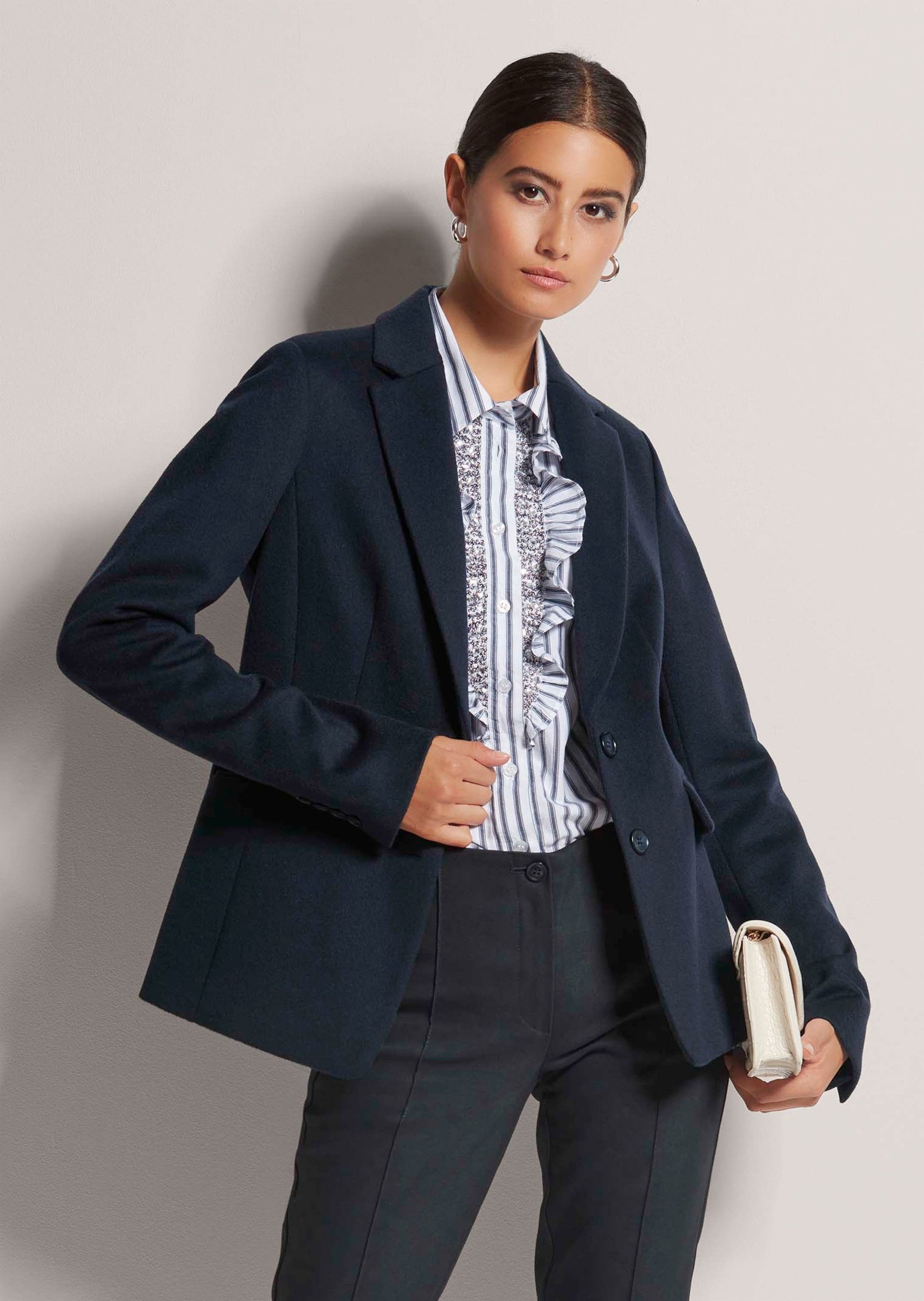 MADELEINE Kurzblazer Blazer aus reiner Wolle – Bild 3 von 5