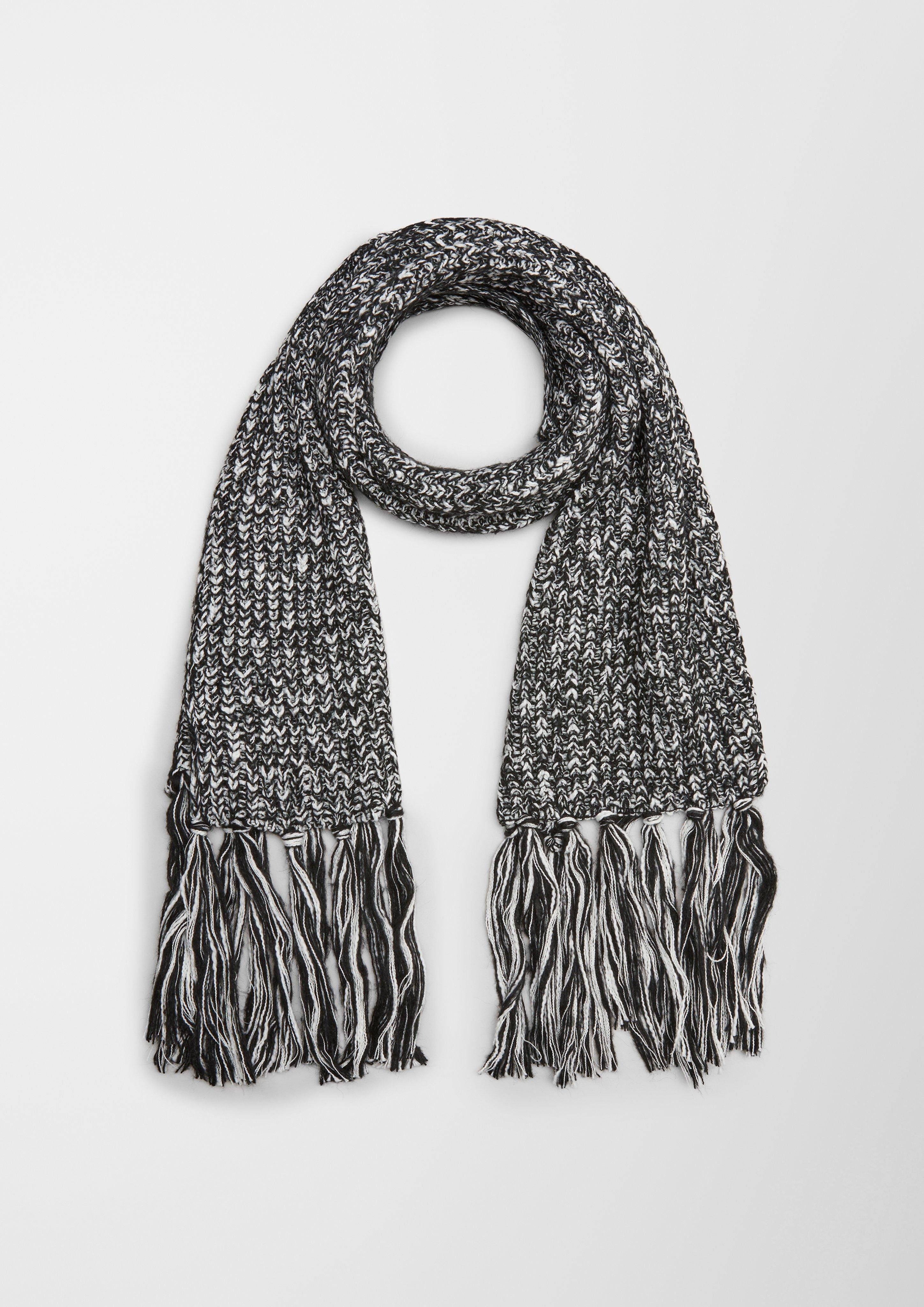 Schal Strickschal im Baumwollmix