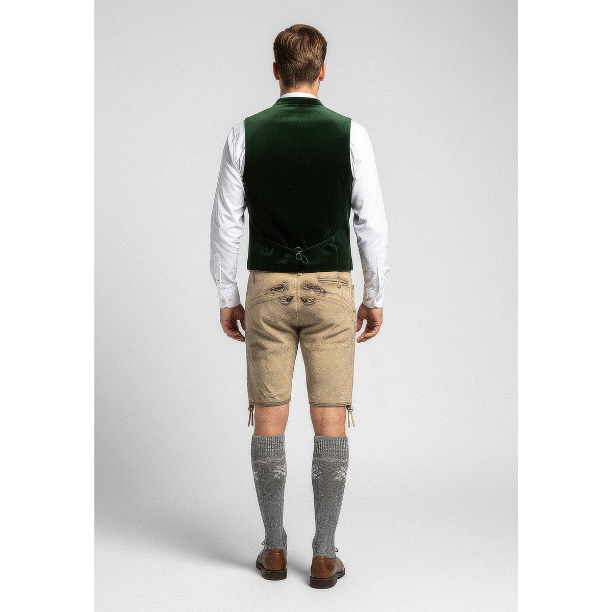 Maddox Trachtenlederhose Felixsee Herren (1-tlg) Trachtenlederhose, Trachtenhose, Bayerische Lederhose, Oktoberfest