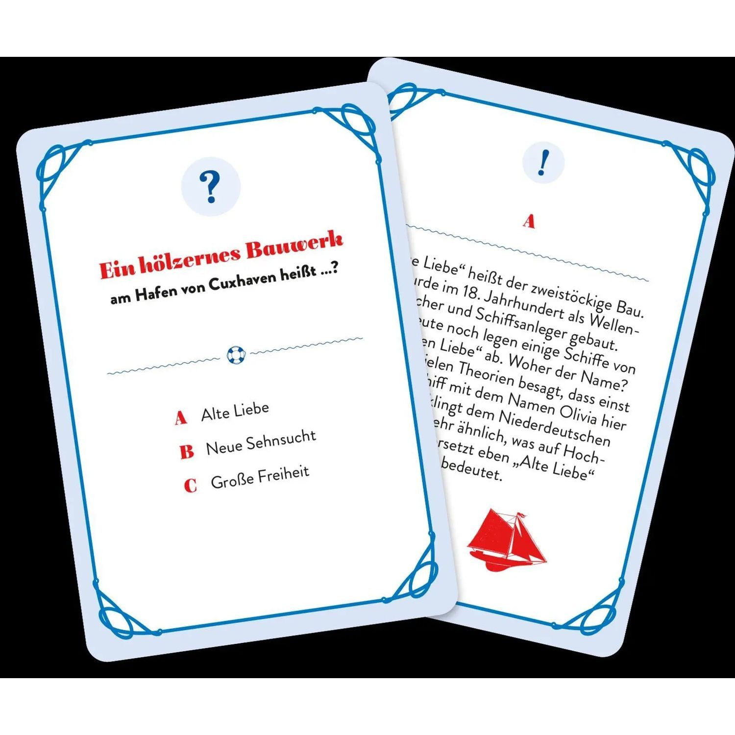 groh Verlag Spiel Wer hätte das gedacht?! Das Unnützes-Wissen-Quiz Küste und Inseln