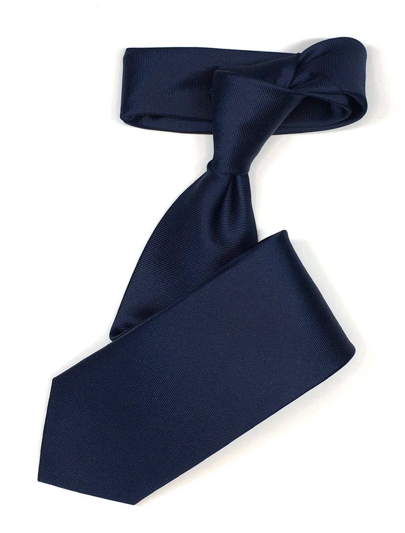Seidenfalter Krawatte Uni 7cm Marine Krawatte im Seidenfalter Krawatte edlen Uni Design Seidenfalter