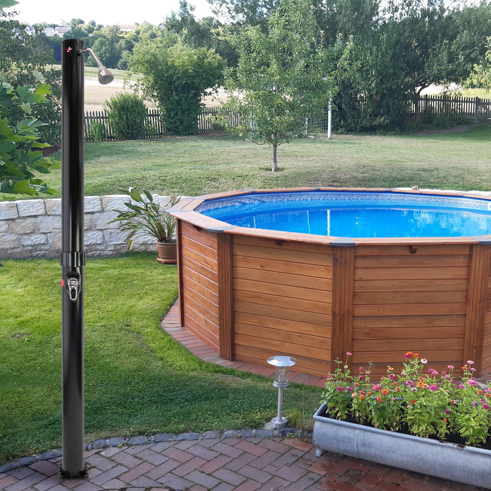 Planet Pool Solardusche Solardusche 20l 2-teilig (Komplett-Set, 1 St)