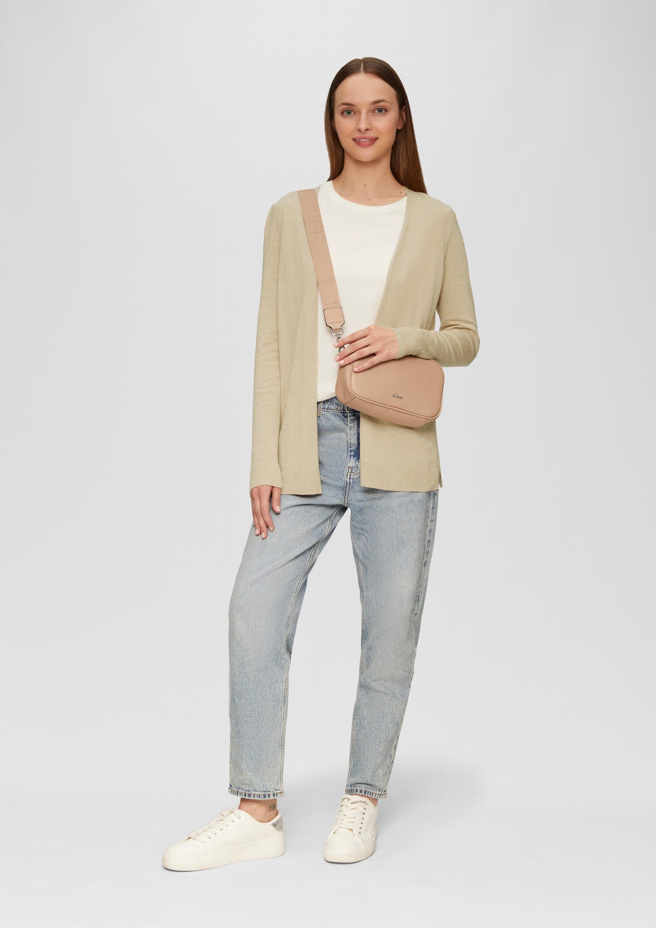 s.Oliver Cardigan Strickjacke Cardigan aus Viskose-Baumwollmix