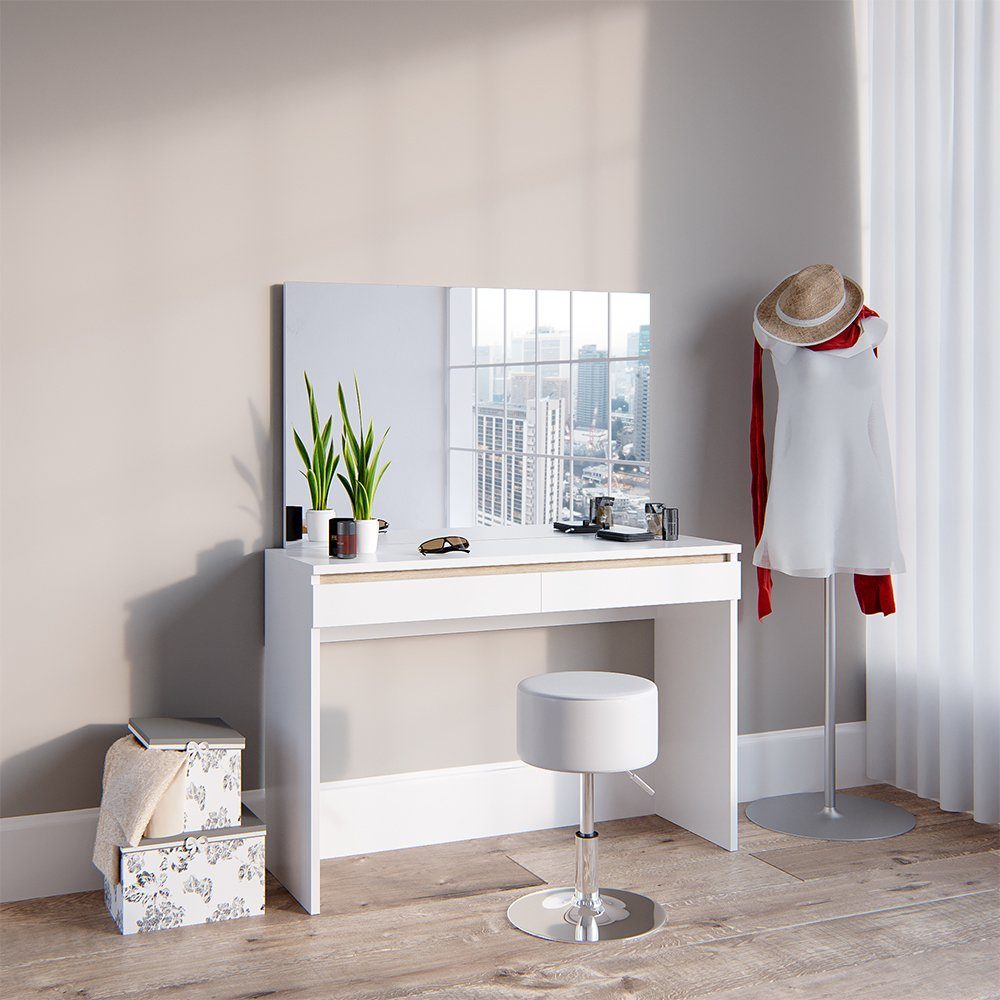 Vicco Schminktisch Emma, Weiß, 120 cm günstig online kaufen