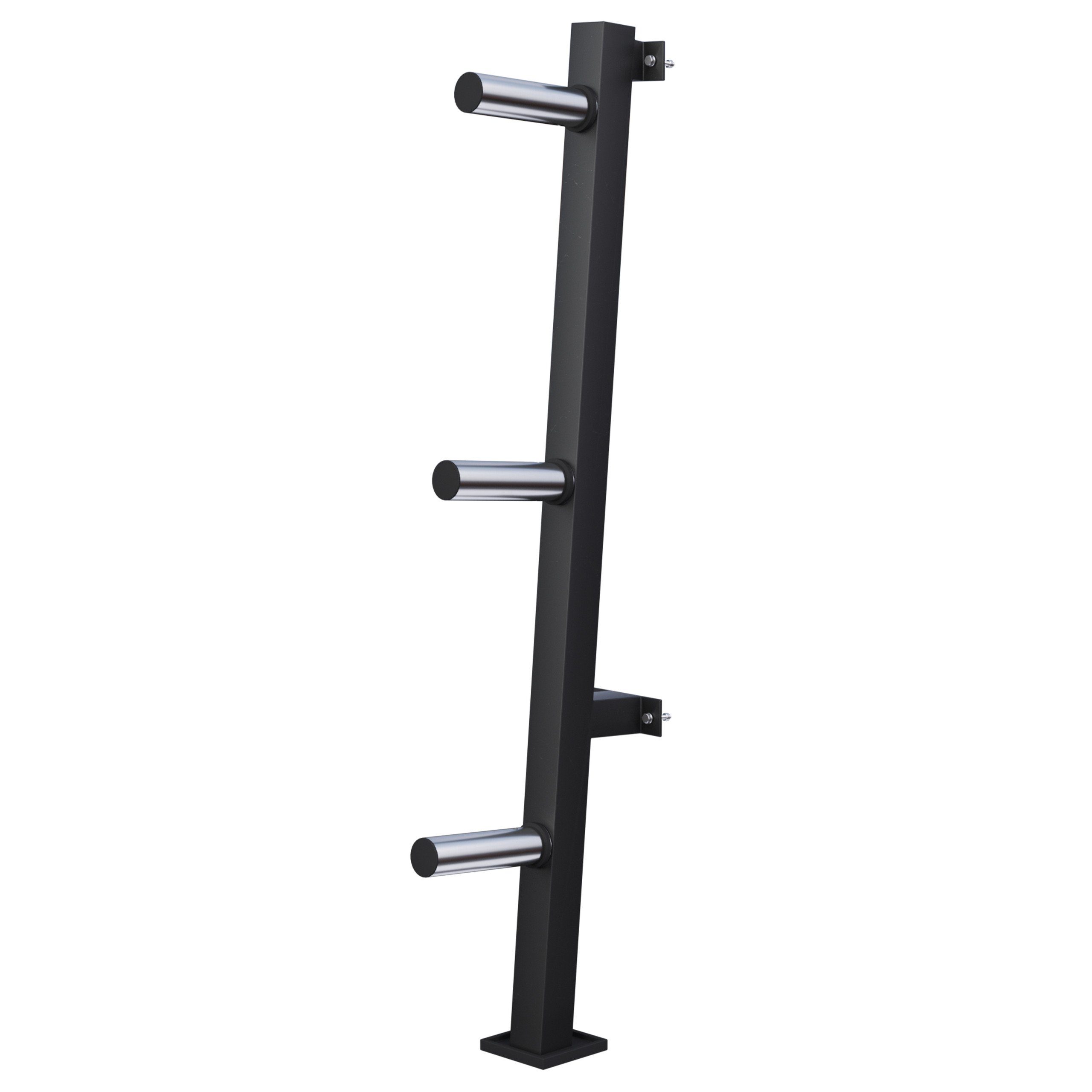 Hantelscheibenständer Hantelständer für Wand, 3x50 mm und 3x30 mm Stangen - Gewichteständer