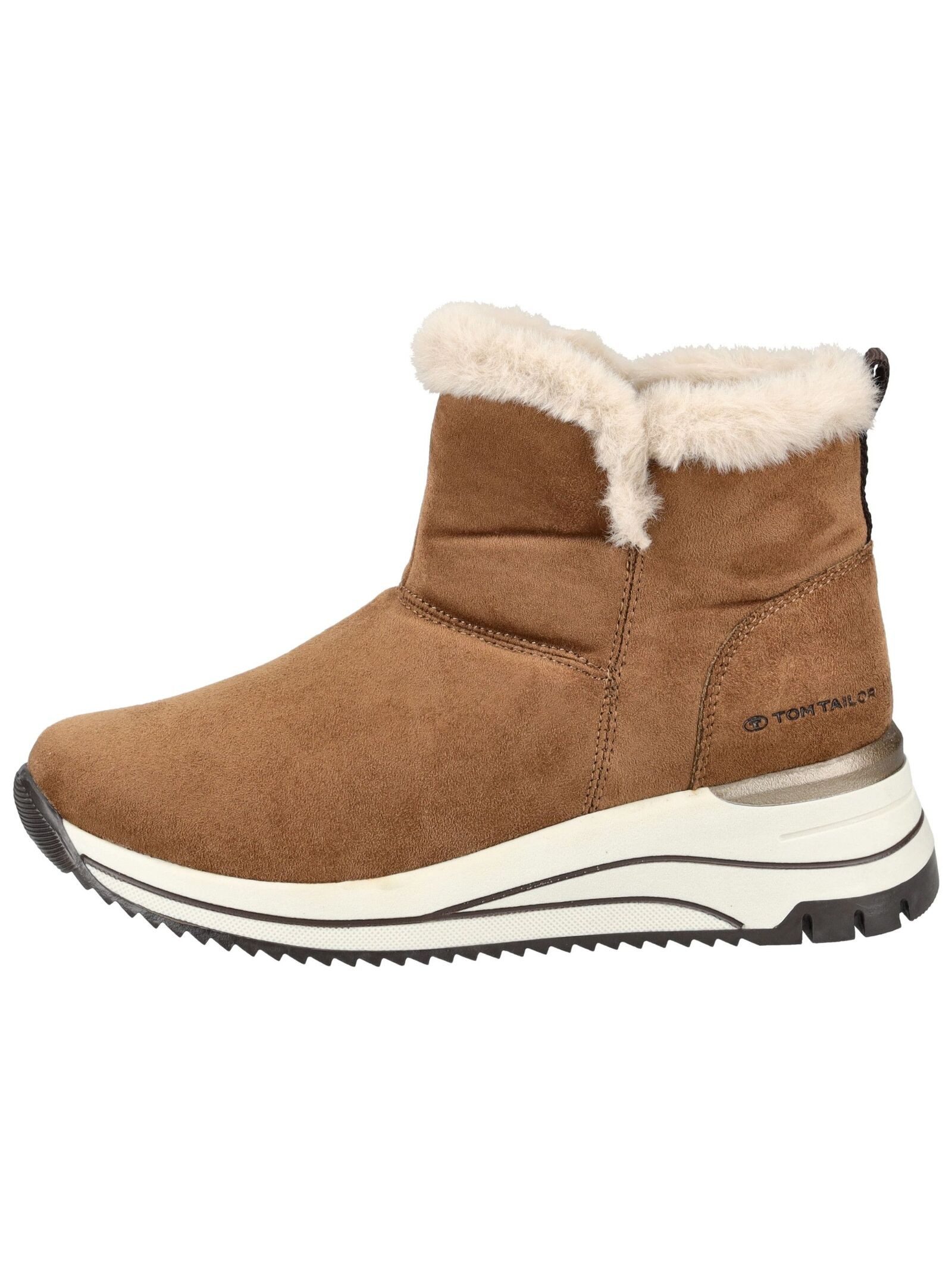 TOM TAILOR Stiefel Lederimitat/Textil . Snowboots (1-tlg)