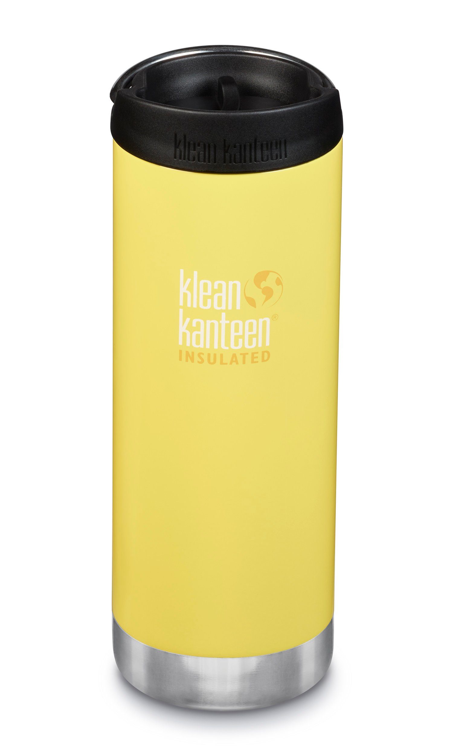 Klean Kanteen Isolierflasche TKWide vakuumisoliert, 473ml mit Café Cap Buttercup