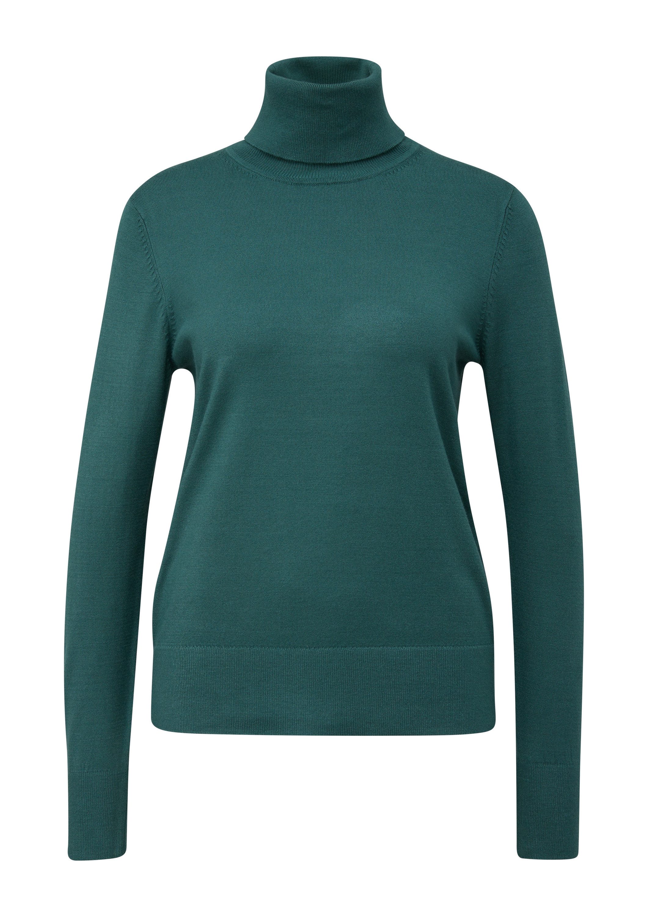 s.Oliver Longpullover Strickpullover Strickpullover aus Viskosemix günstig online kaufen