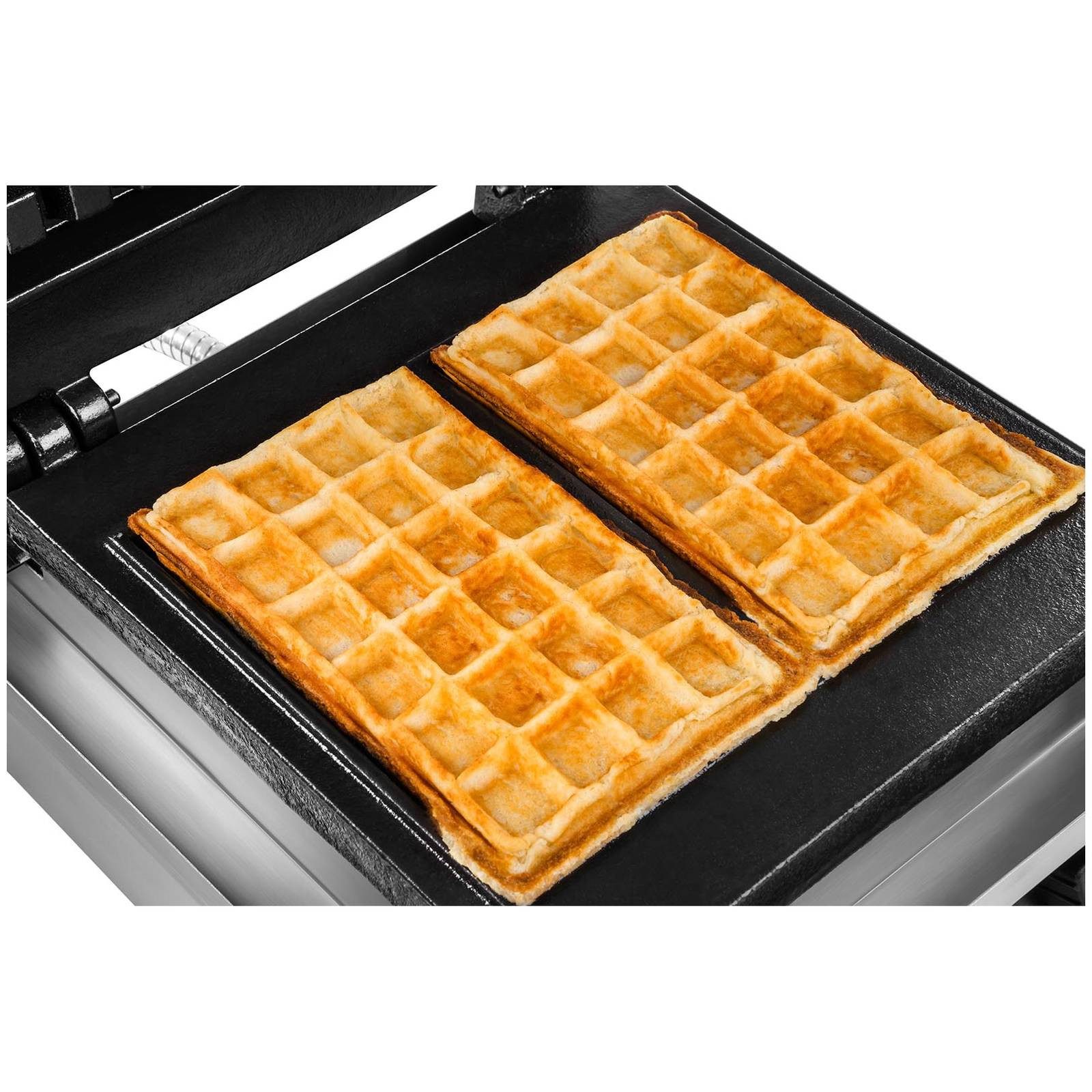 Royal Catering Waffeleisen Waffelautomat Waffelgerät belgische Waffeln 2000W Edelstahl Gastro, 2000 W – Bild 2 von 5