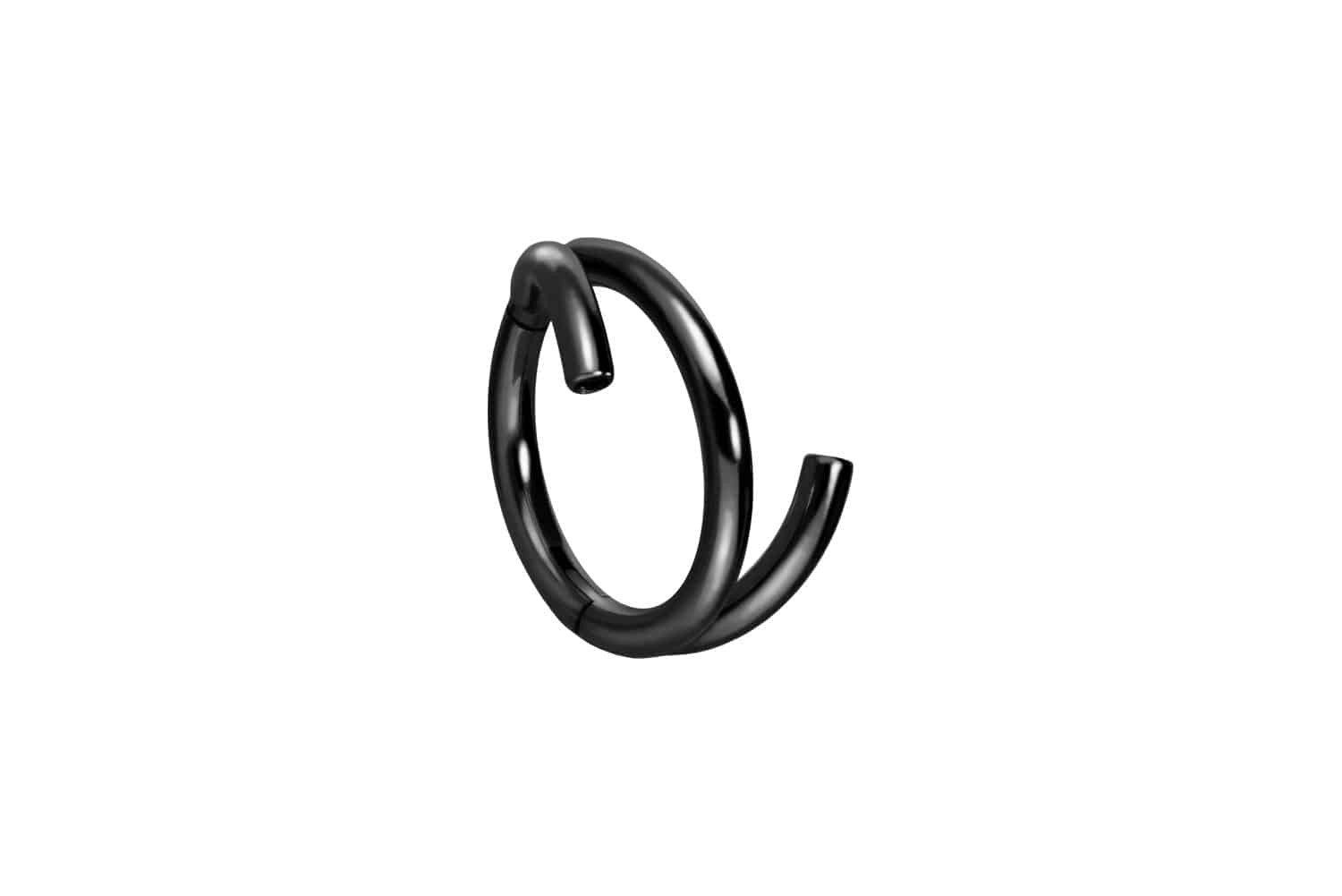 Piercing-Set Titan Segmentring Clicker mit Innengewinde 3 RINGE