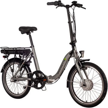 SAXONETTE E-Bike Compact Plus S, 3 Gang, Nabenschaltung, Frontmotor, 375 Wh Akku, (mit Akku-Ladegerät), Pedelec, Elektrofahrrad für Damen u. Herren, Faltrad