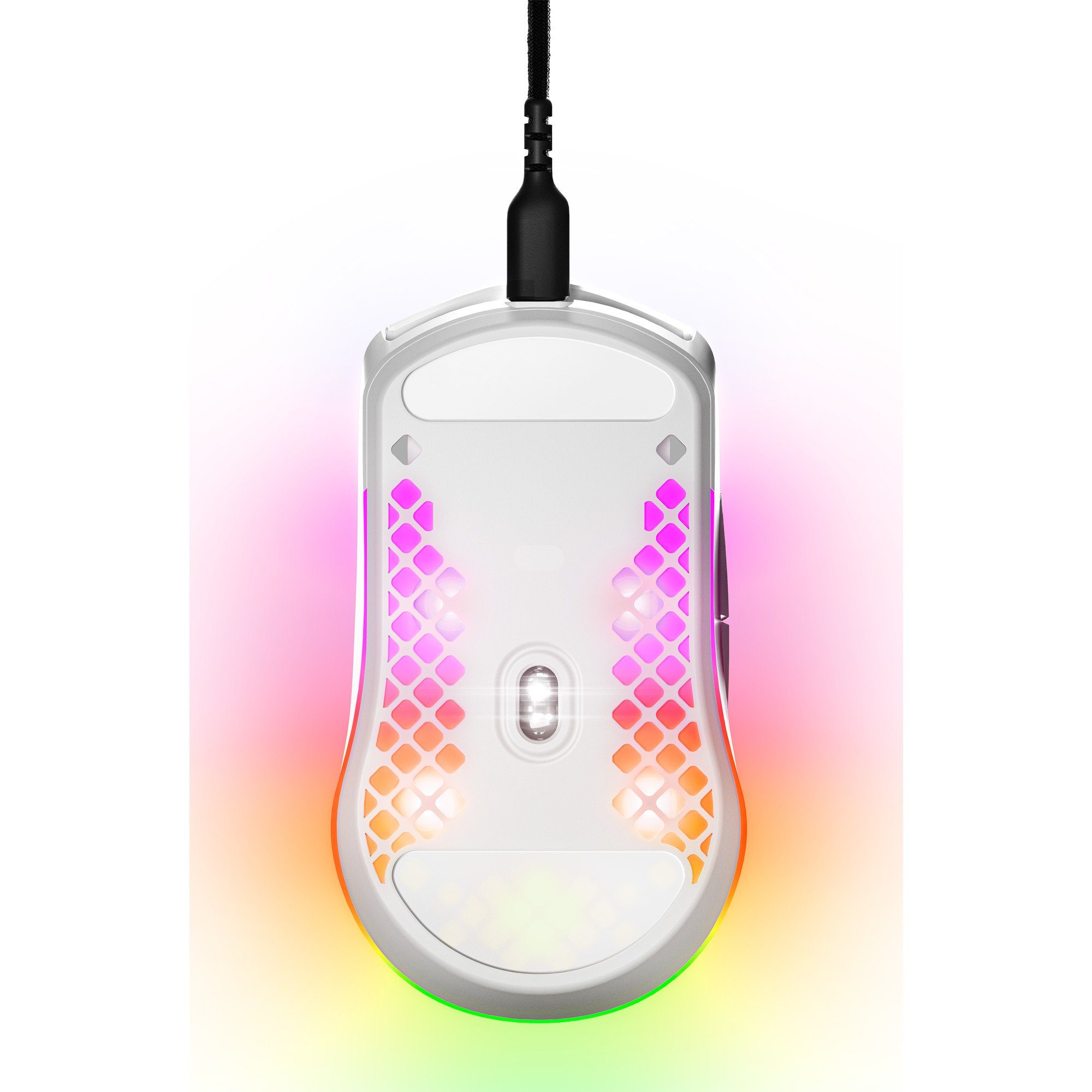SteelSeries SteelSeries Aerox 3 Snow 2022, Gaming-Maus Maus (kabelgebunden)