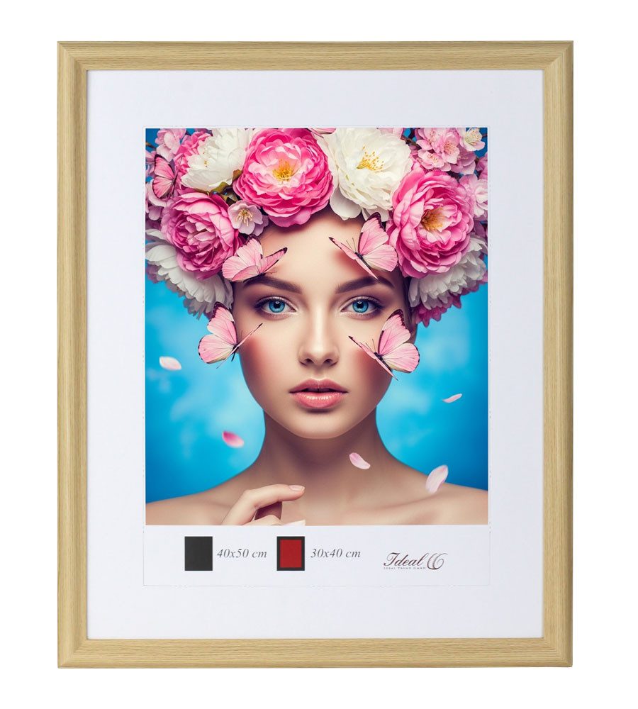 IDEAL TREND Bilderrahmen Holzrahmen mit Kunststoffglas Bilderrahmen MDF-Rah günstig online kaufen