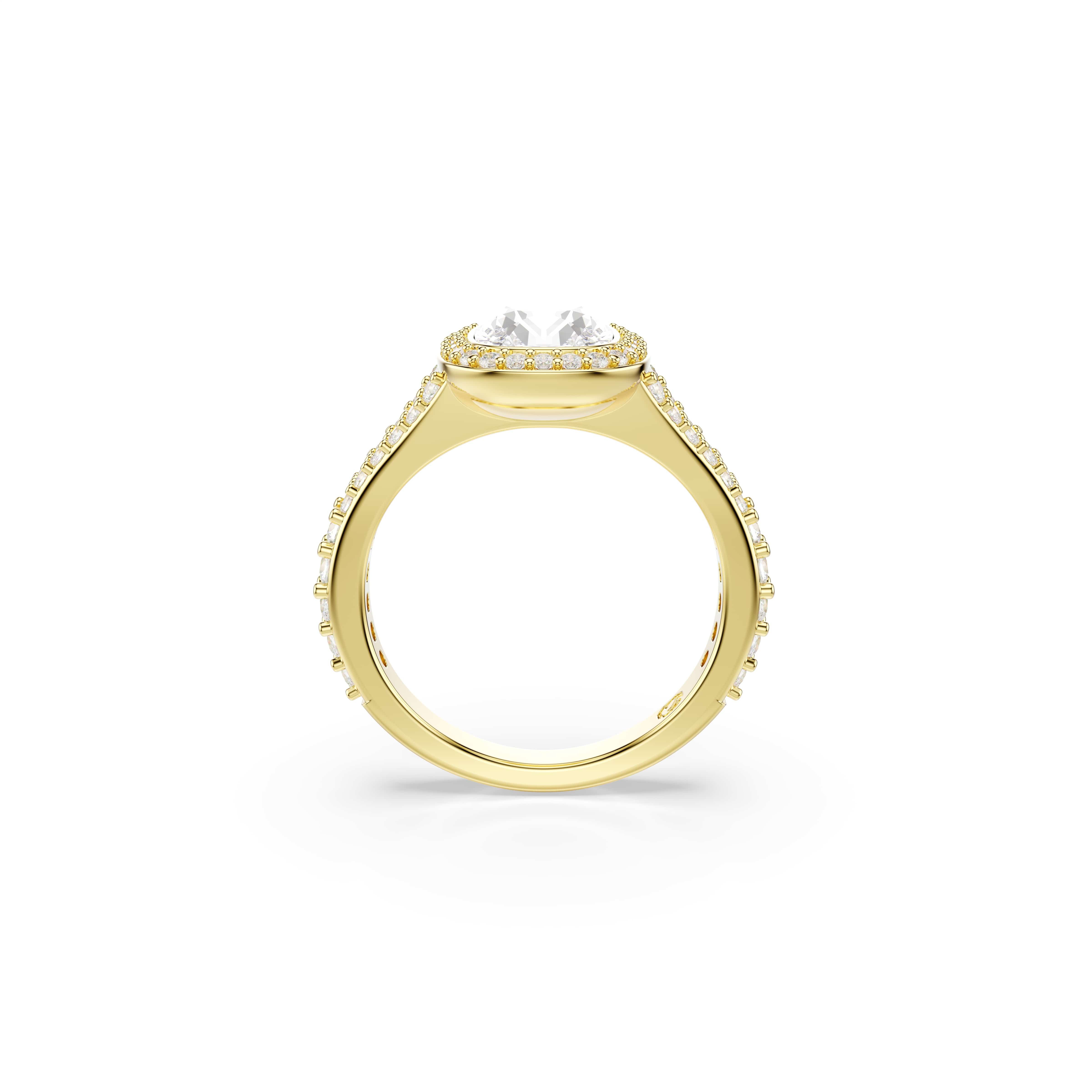 Swarovski Fingerring Schmuck Geschenk UNA Ring, mit Swarovski® Kristall, Zirkonia (synth)