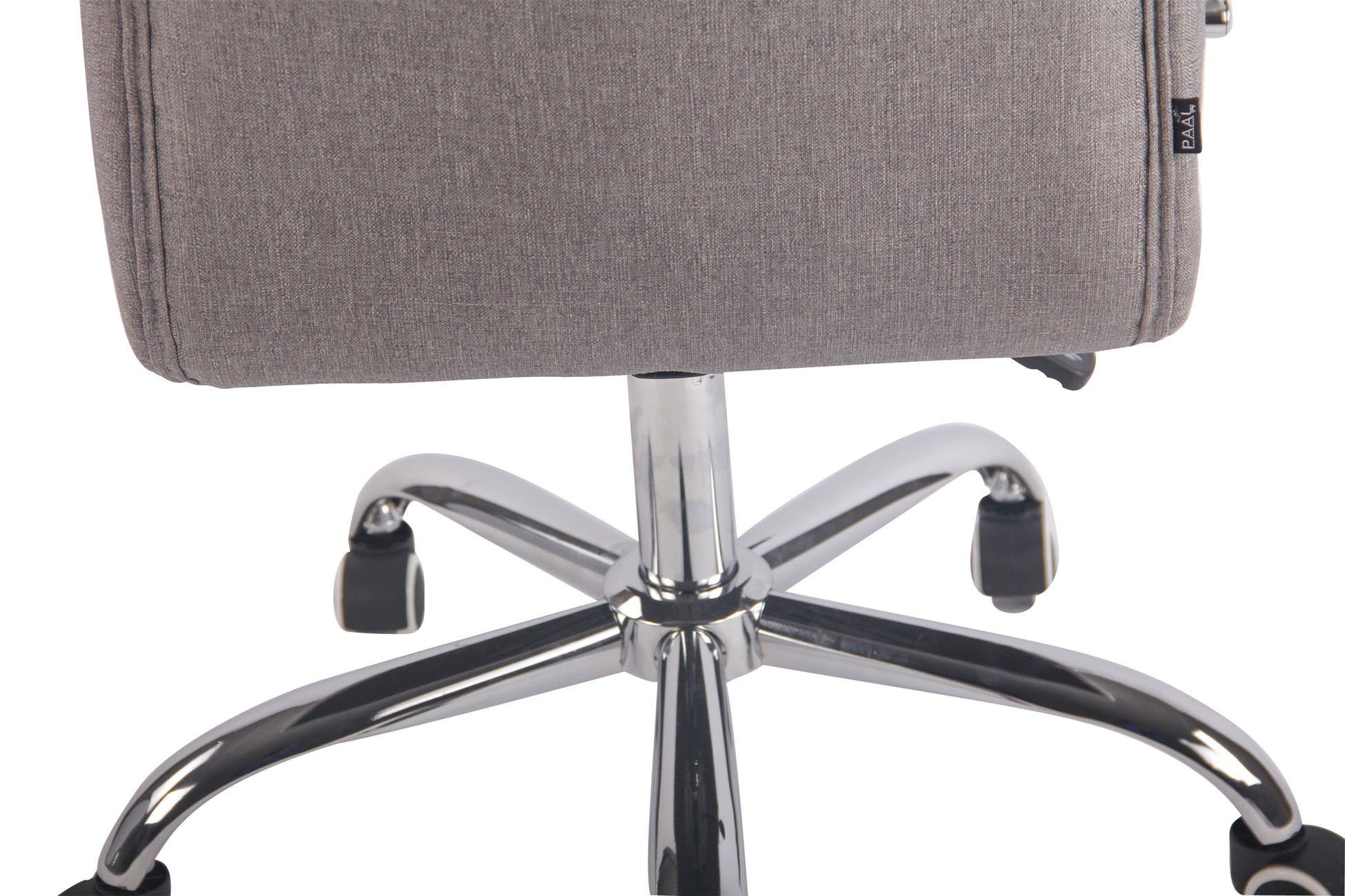 Sitzhöhe Schreibtischstuhl mit grau Stoff, CLP höhenverstellbarer Deli
