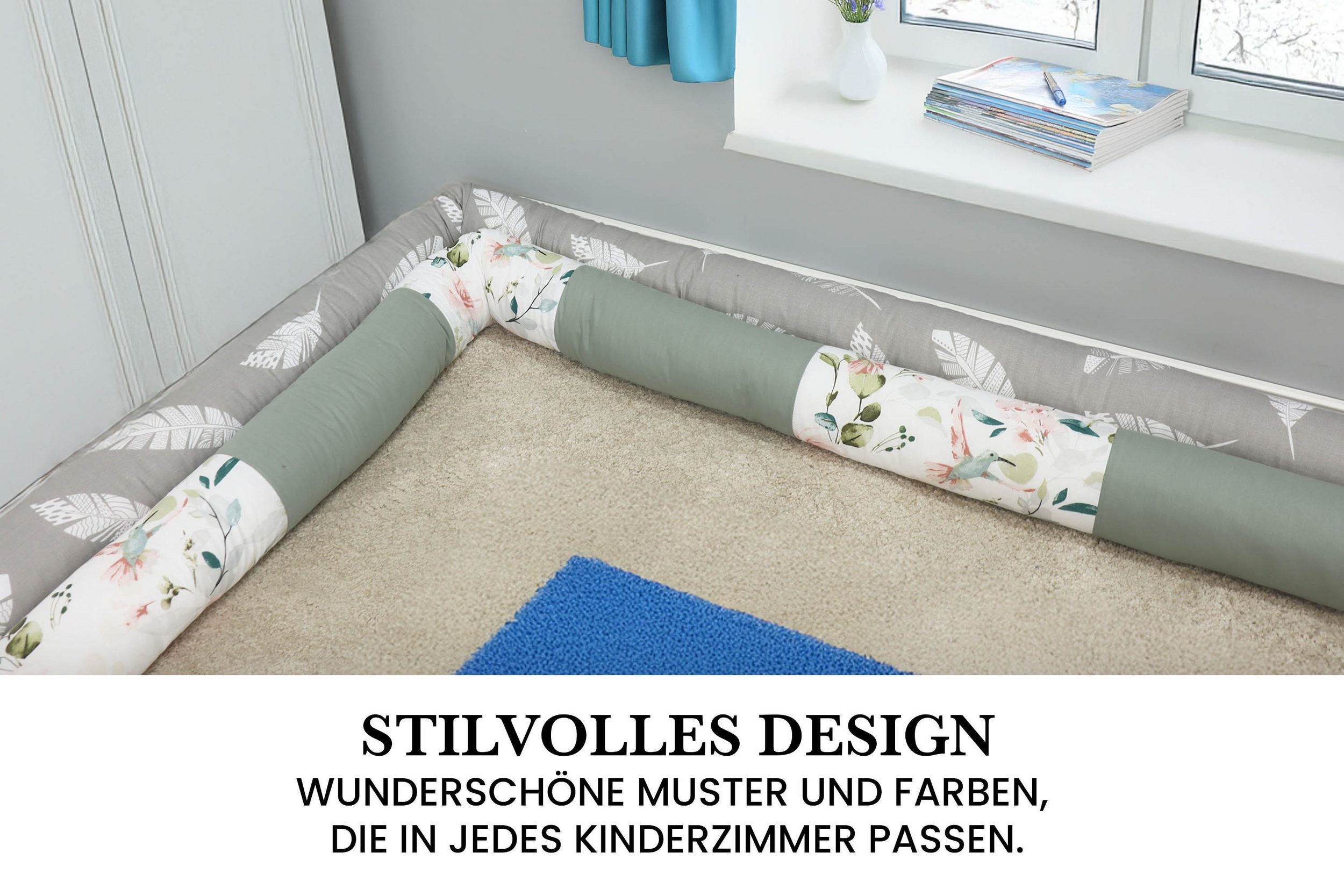 Amilian Nestchenschlange Bettschlange 210cm - Seitenschläferkissen - Nestsc günstig online kaufen