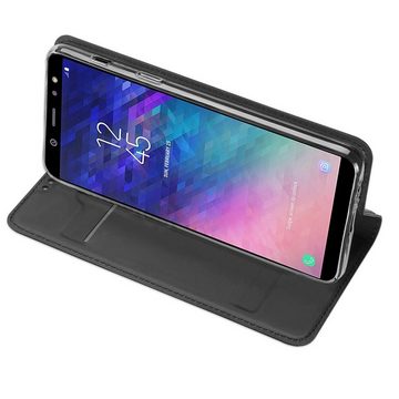 CoolGadget Handyhülle Magnet Case Handy Tasche für Samsung Galaxy A6 5,6 Zoll, Hülle Klapphülle Ultra Slim Flip Cover für Samsung A6 Schutzhülle