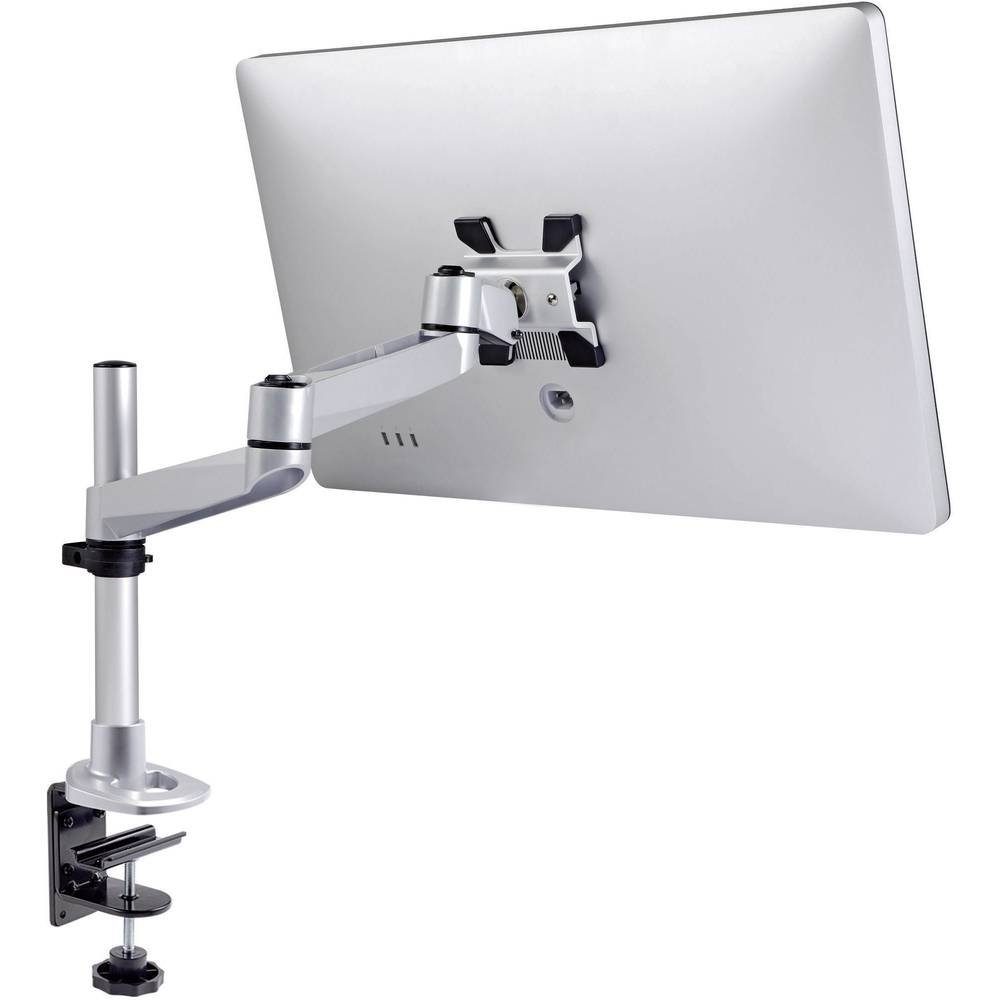 SpeaKa Professional Monitor-Halterung SuperSwivel Apple Monitorhalter, Tischmontage mit Grommet SP-1624924, (2-in-1-Montage, Geeignet für Apple-Monitore)