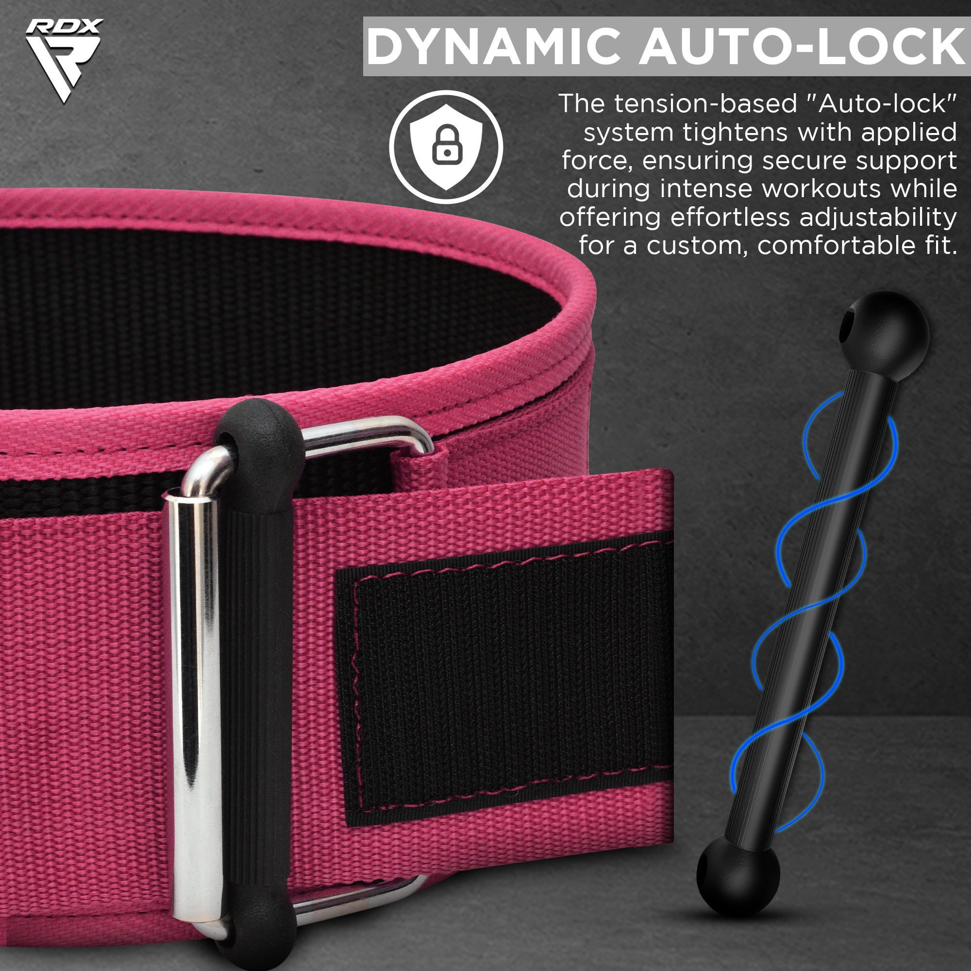 RDX Arbeitsstützgürtel RDX 4 Zoll Gewichthebergürtel, Weightlifting belt Krafttraining