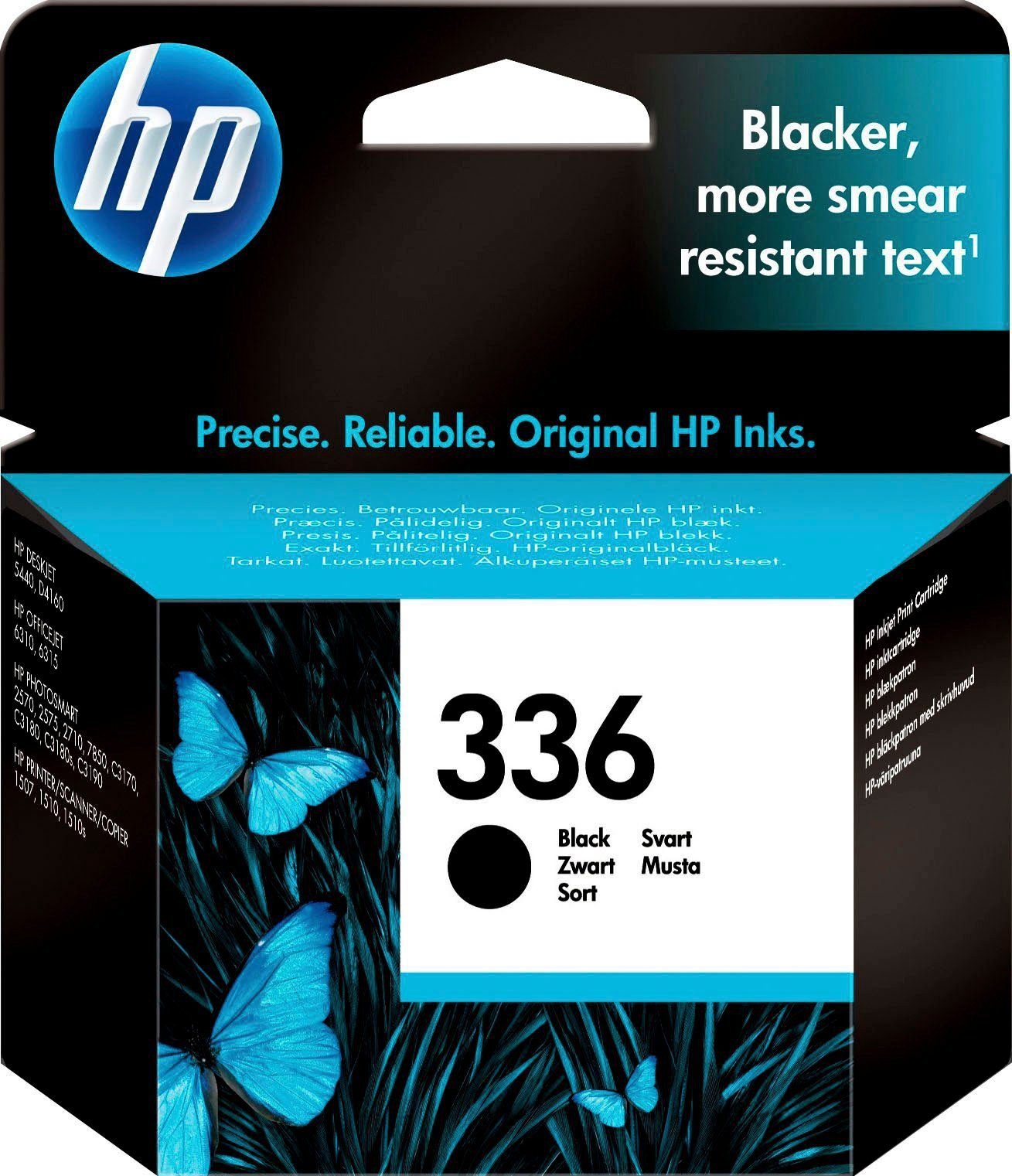 HP 336 Tintenpatrone (1-tlg., original Druckerpatrone 336 schwarz)