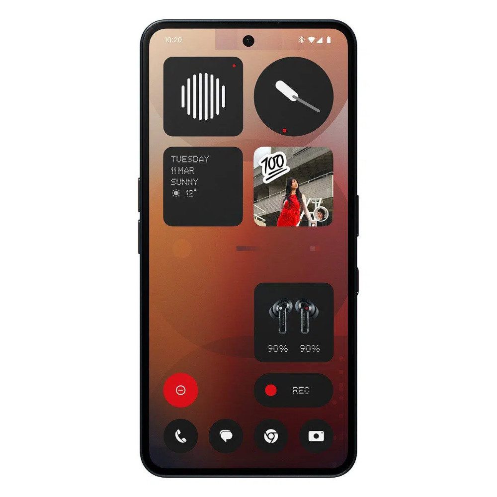 NOTHING Nothing Phone 3(a) 12GB+256GB Smartphone (6,77 Zoll, 256 GB Speicherplatz, 50 MP Kamera)