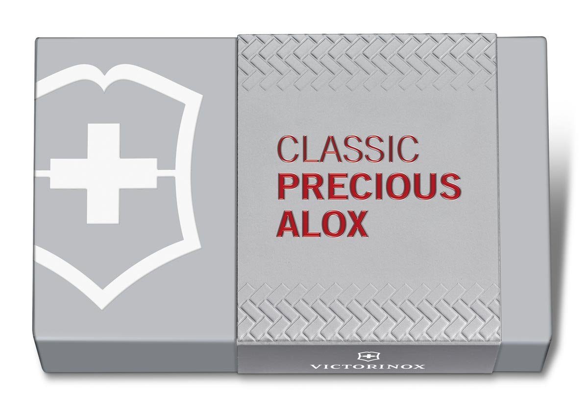 Victorinox Taschenmesser Precious Red Iconic Alox, Classic SD