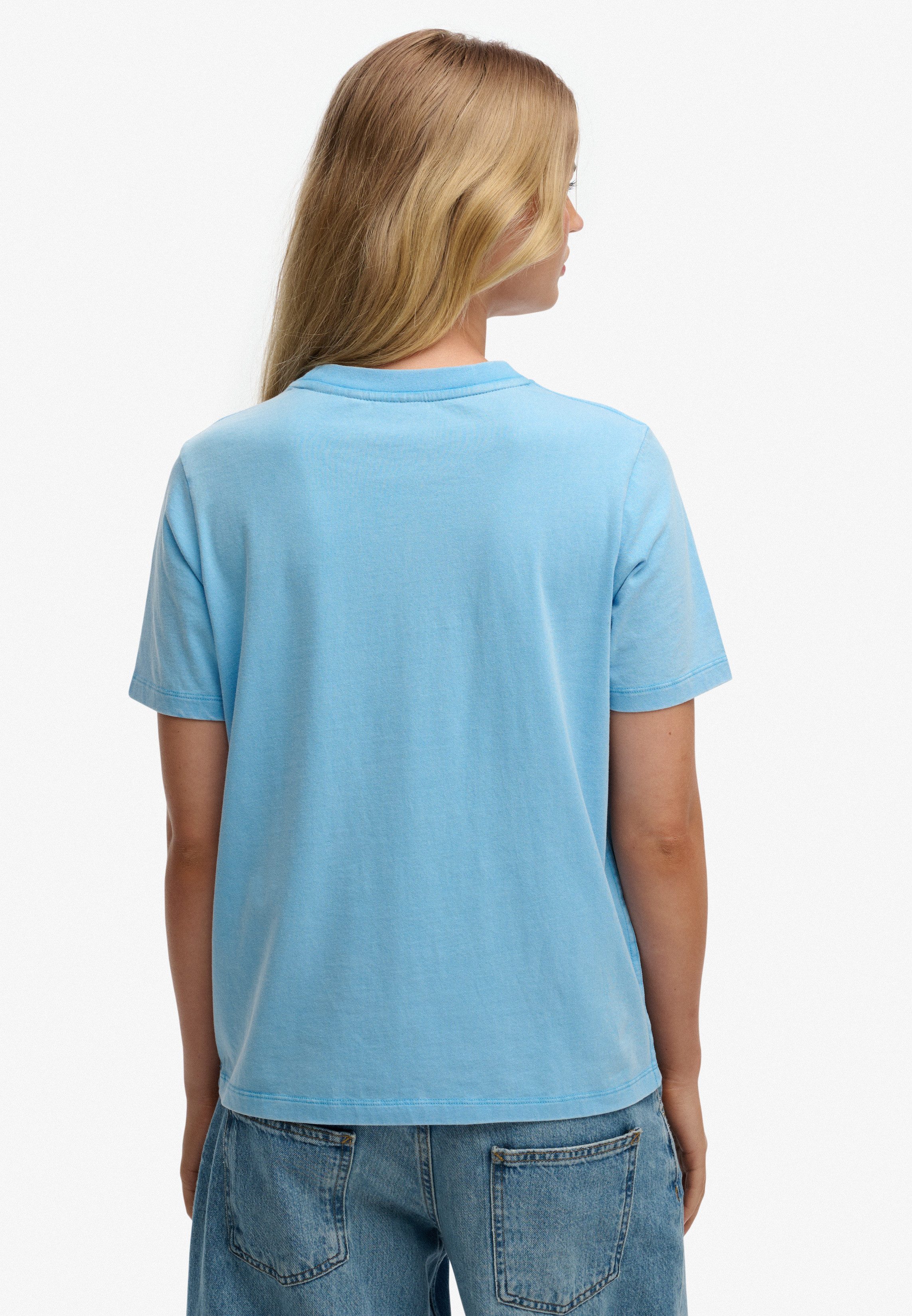Superdry Print-Shirt ROADSIDE TRADE RELAXED TEE aus Baumwolle in Single Jersey, Relaxed Fit, Kurzarm