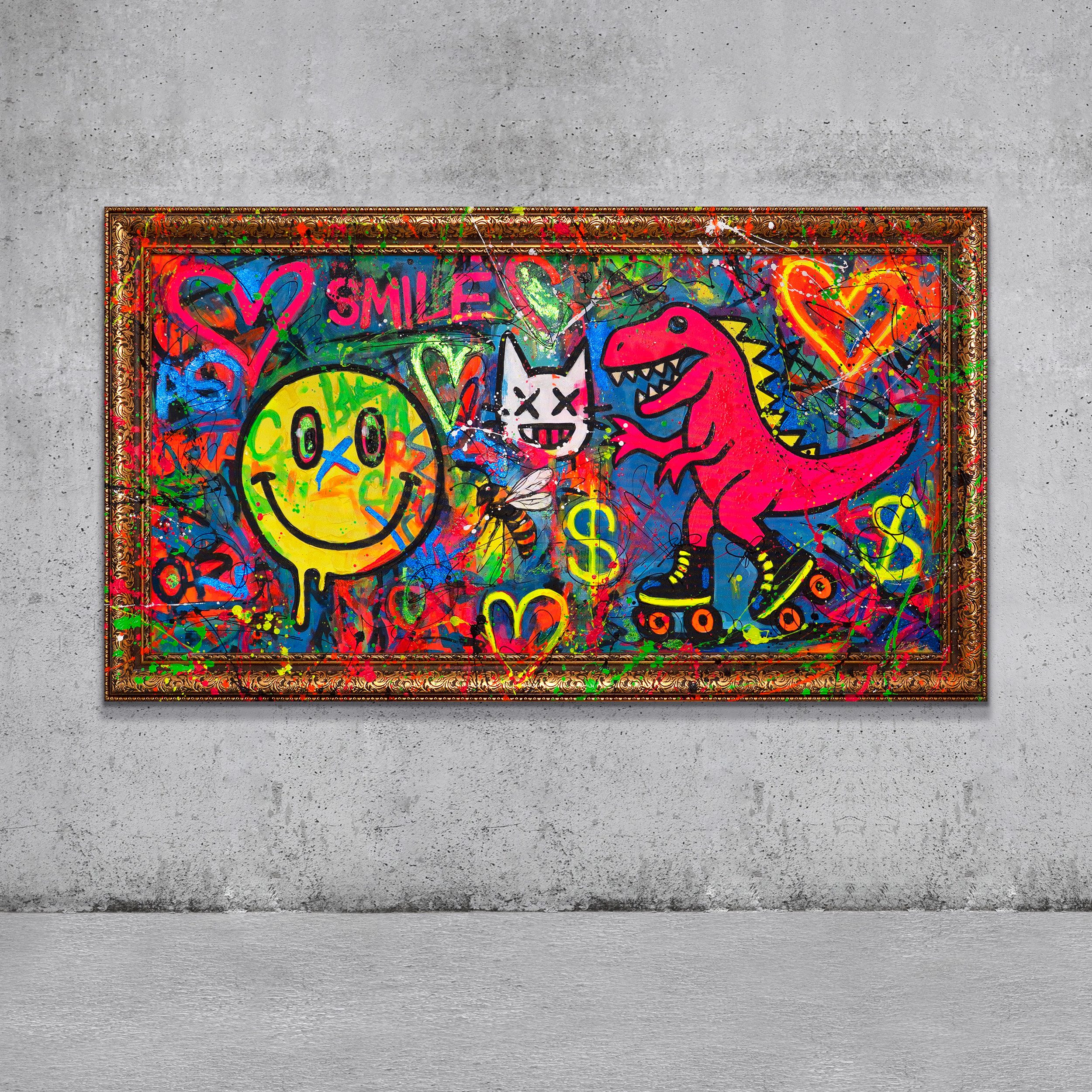 YS-Art Gemälde Kunst der Motivation