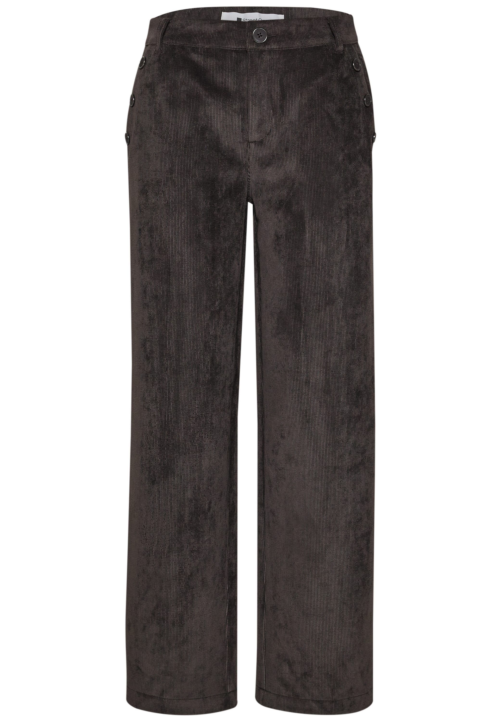 STREET ONE Cordhose Style Amalia Streight Leg mit Zierknöpfen – Bild 4 von 5