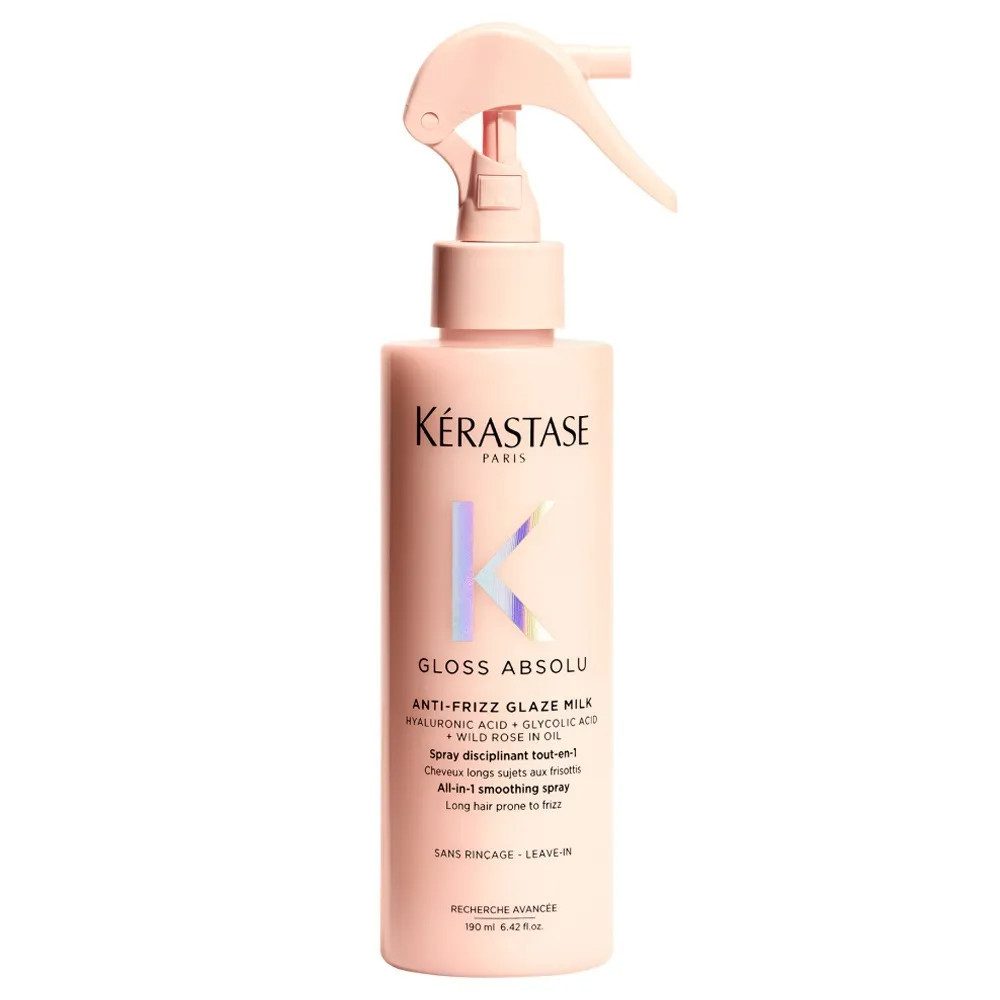 Kérastase Haarstyling-Liquid Kérastase Gloss Absolu Anti Frizz Glaze Milk 190 ml – Hitzeschutz Spra, 1-tlg., Haargel - Paste