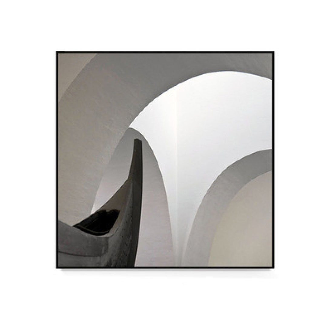 L.Ru Abstraktes Kunstdruck Wandgemälde quadratisches Weißismus-Esszimmer-Schlafzimmer-Gemäldekern, St), minimalistischer Wohnzimmerdekoration für (2 Moderner UG