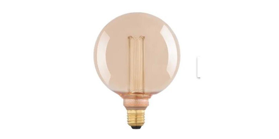 EGLO LED-Leuchtmittel Eglo LED Globe G125 E27 4W rosa, Nicht dimmbar nicht Smart Home-fähig