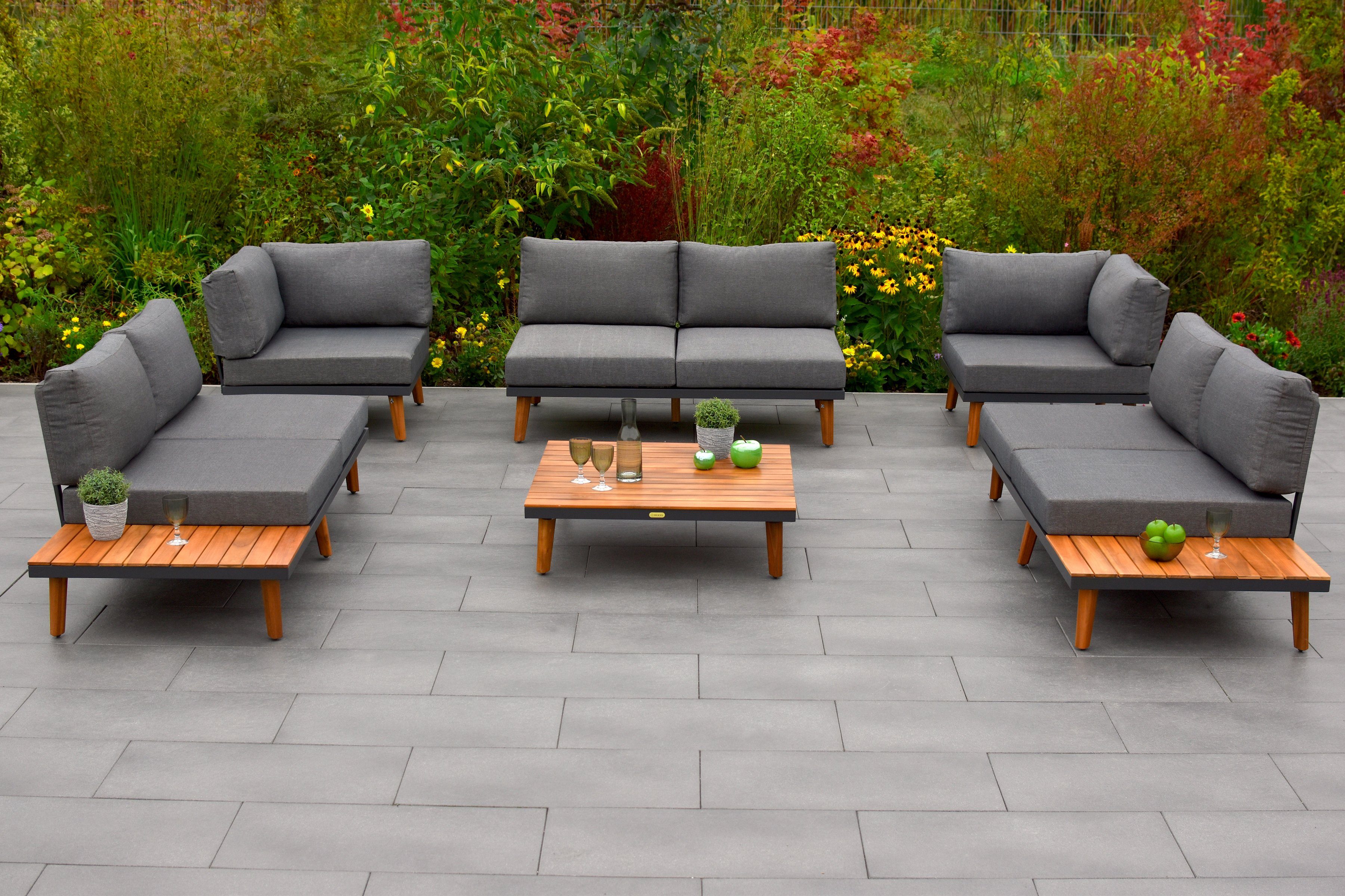 MERXX Garten-Essgruppe Akropolis, (Set, 24-tlg., Eckbank günstig online kaufen