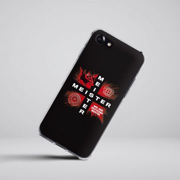 DeinDesign Handyhülle Bayer 04 Leverkusen Meister Offizielles Lizenzprodukt, Apple iPhone 8 Silikon Hülle Bumper Case Handy Schutzhülle