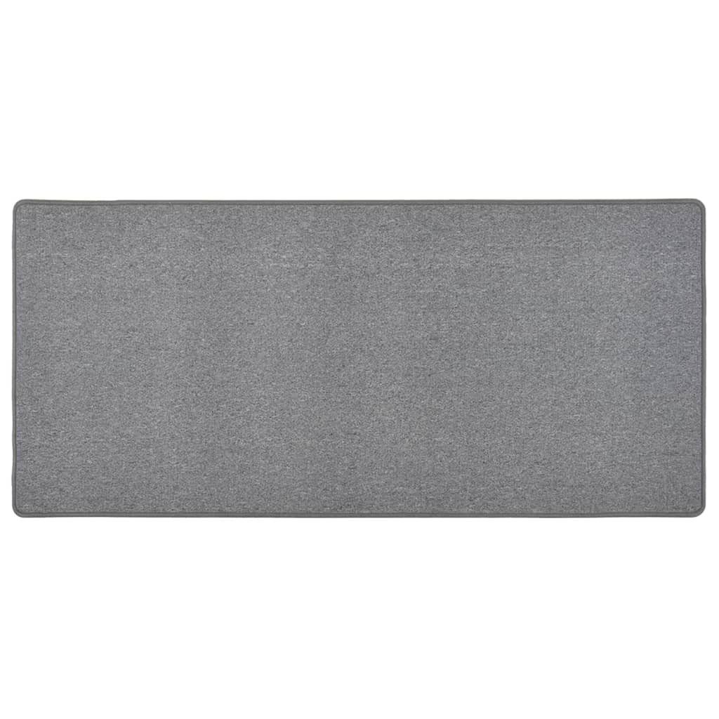 furnicato Läufer Dunkelgrauer Nadelvlies Teppich 50 x 100 cm günstig online kaufen