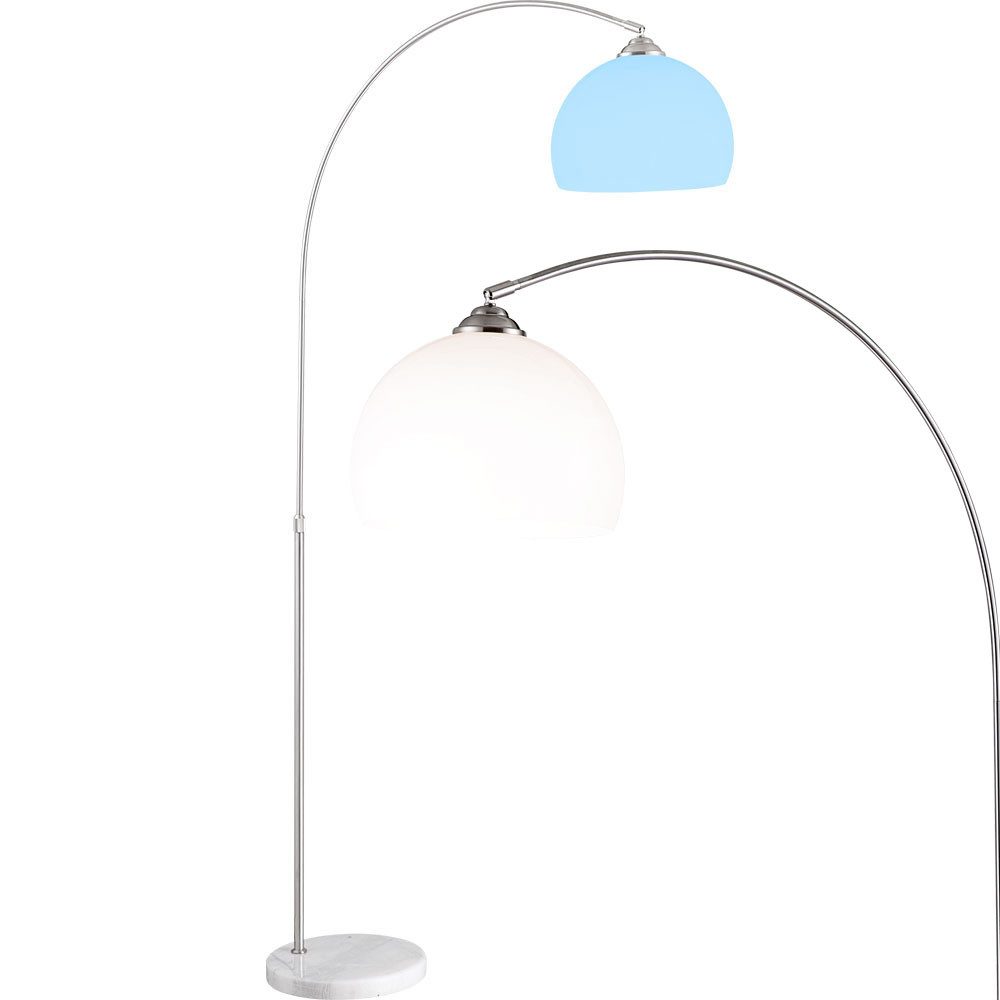 GLOBO LIGHTING LED Stehlampe, Leuchtmittel inklusive, Warmweiß, Farbwechsel, LED 7 Watt Steh Leuchte Farbwechsel Esszimmer Lampe Fernbedienung 3000
