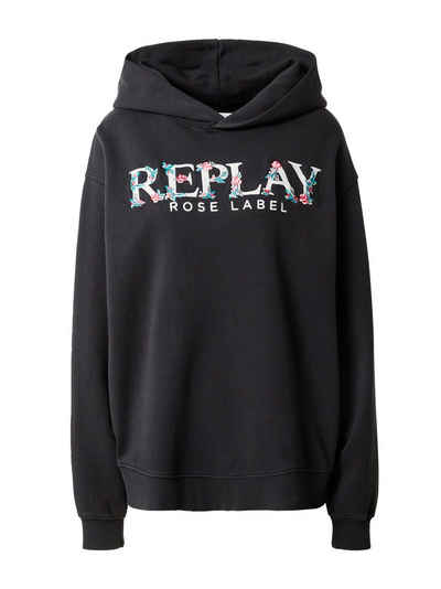 Replay Sweatshirt (1-tlg) Stickerei